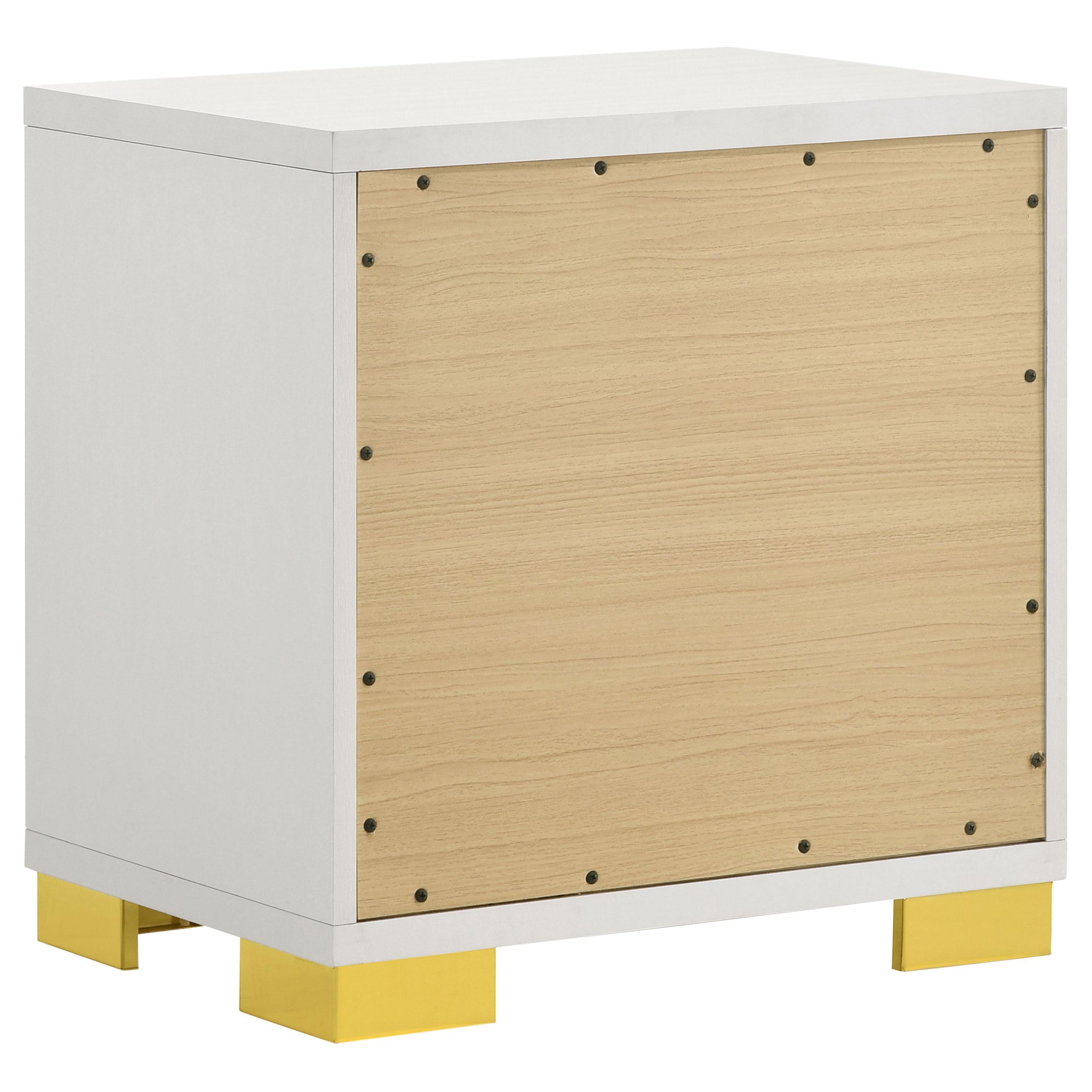 Coaster Furniture Marceline 222932 2-Drawer Nightstand - White IMAGE 8