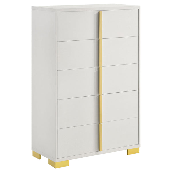 Coaster Furniture Marceline 222935 5-Drawer Bedroom Chest - White
