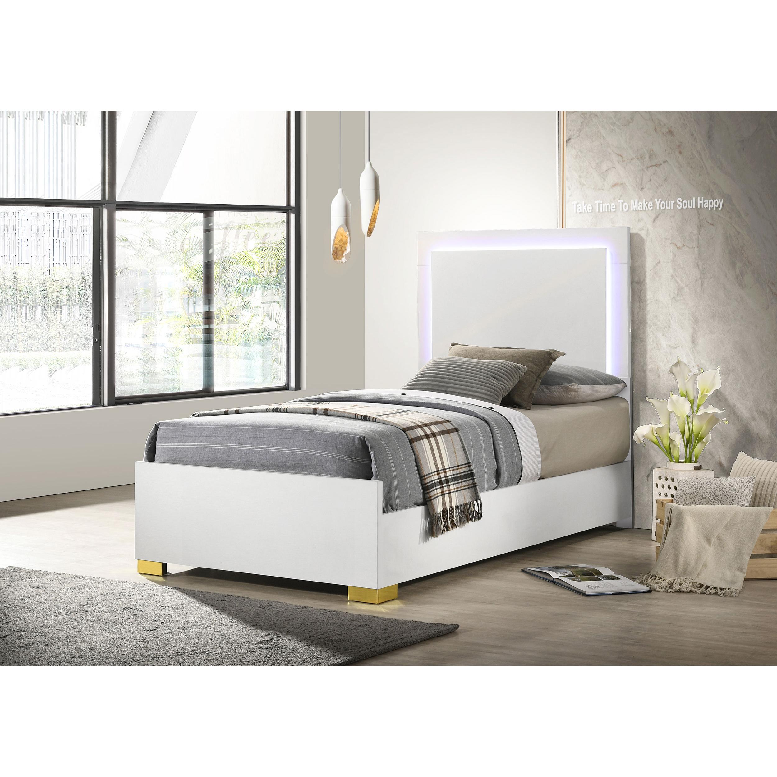  Size_Twin --  Coaster Furniture Marceline Panel Bed IMAGE 2