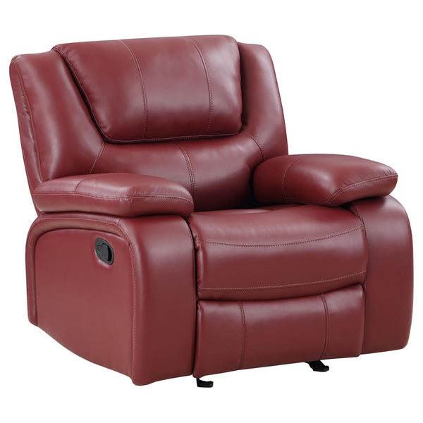 Coaster Furniture Camila 610243 Upholstered Glider Recliner Chair - Red