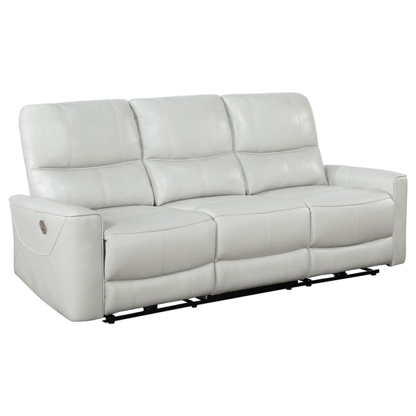 Coaster Furniture Greenfield 610261P Upholstered Power Reclining Sofa - Dove Grey