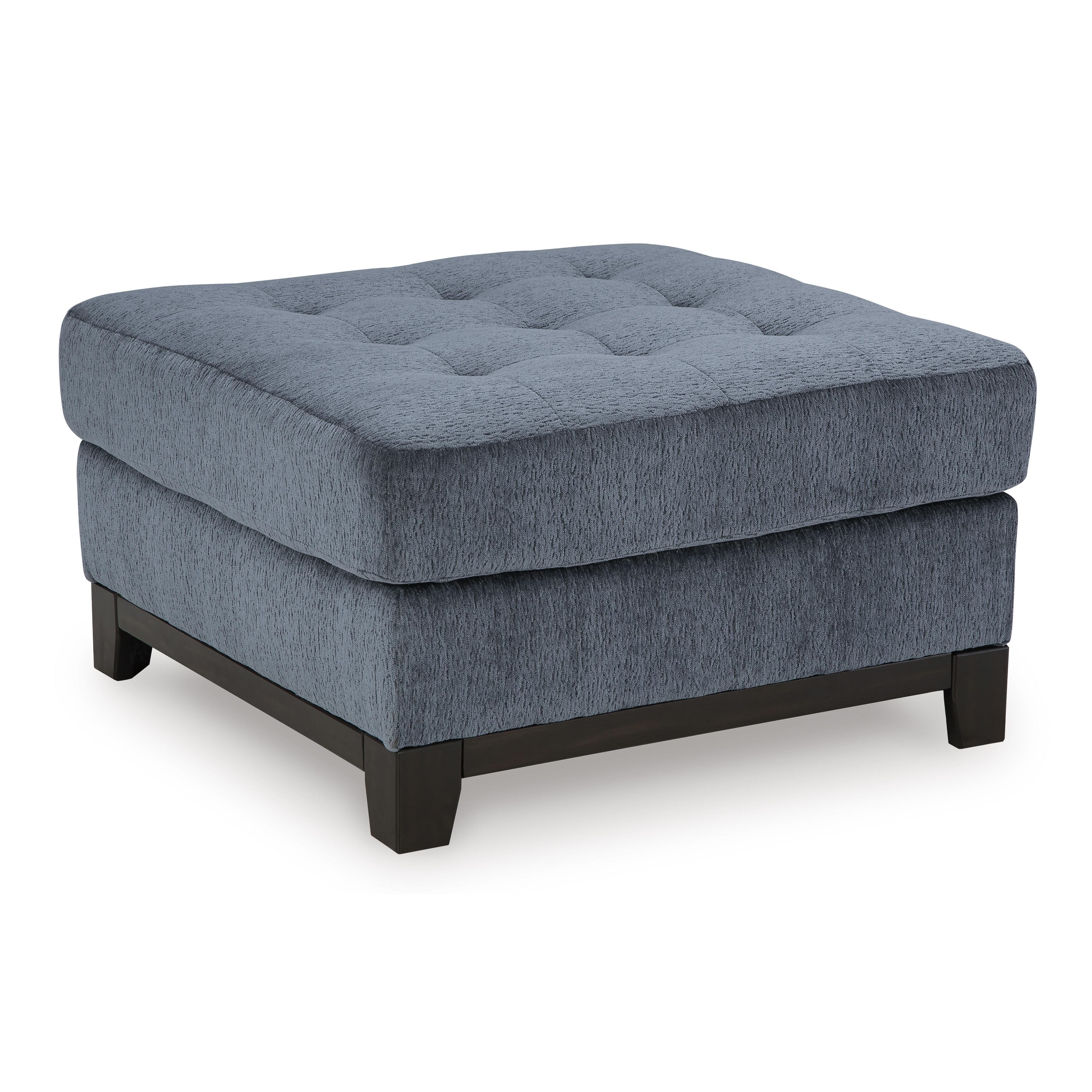  Manufacturer Color_Navy --  Benchcraft Maxon Place Fabric Ottoman IMAGE 1