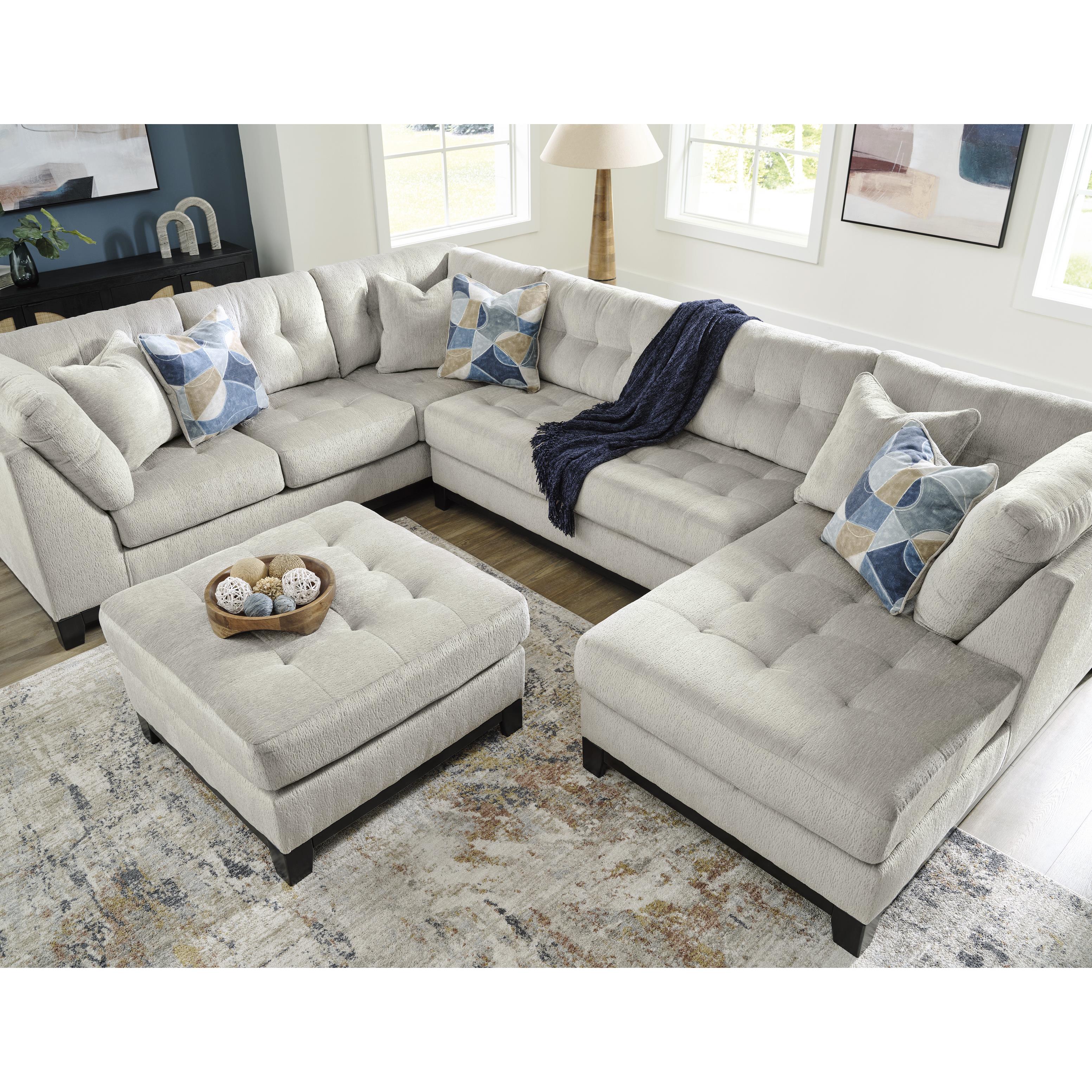  Manufacturer Color_Stone --  Maxon Place 3300408 Oversized Accent Ottoman IMAGE 6