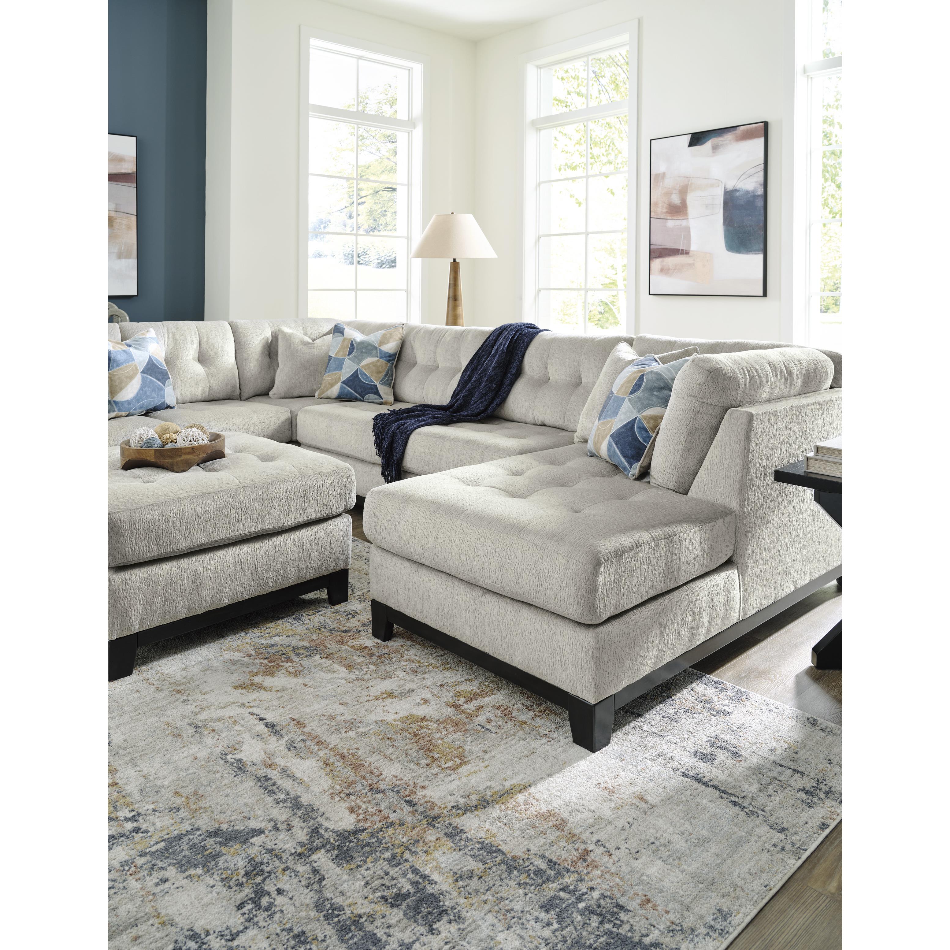  Manufacturer Color_Stone --  Maxon Place 3300408 Oversized Accent Ottoman IMAGE 7