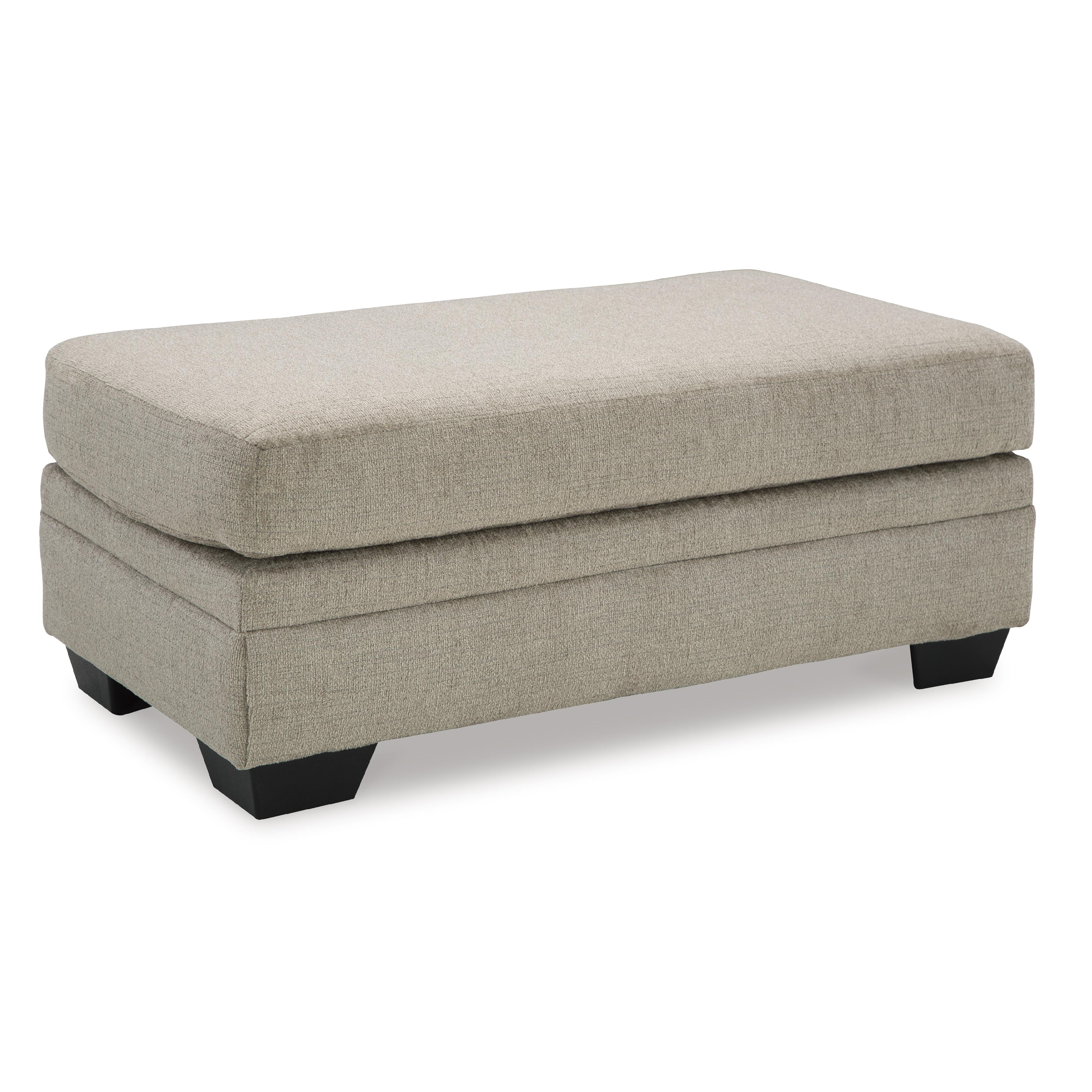  Manufacturer Color_Taupe --  Signature Design by Ashley Stonemeade Fabric Ottoman IMAGE 1