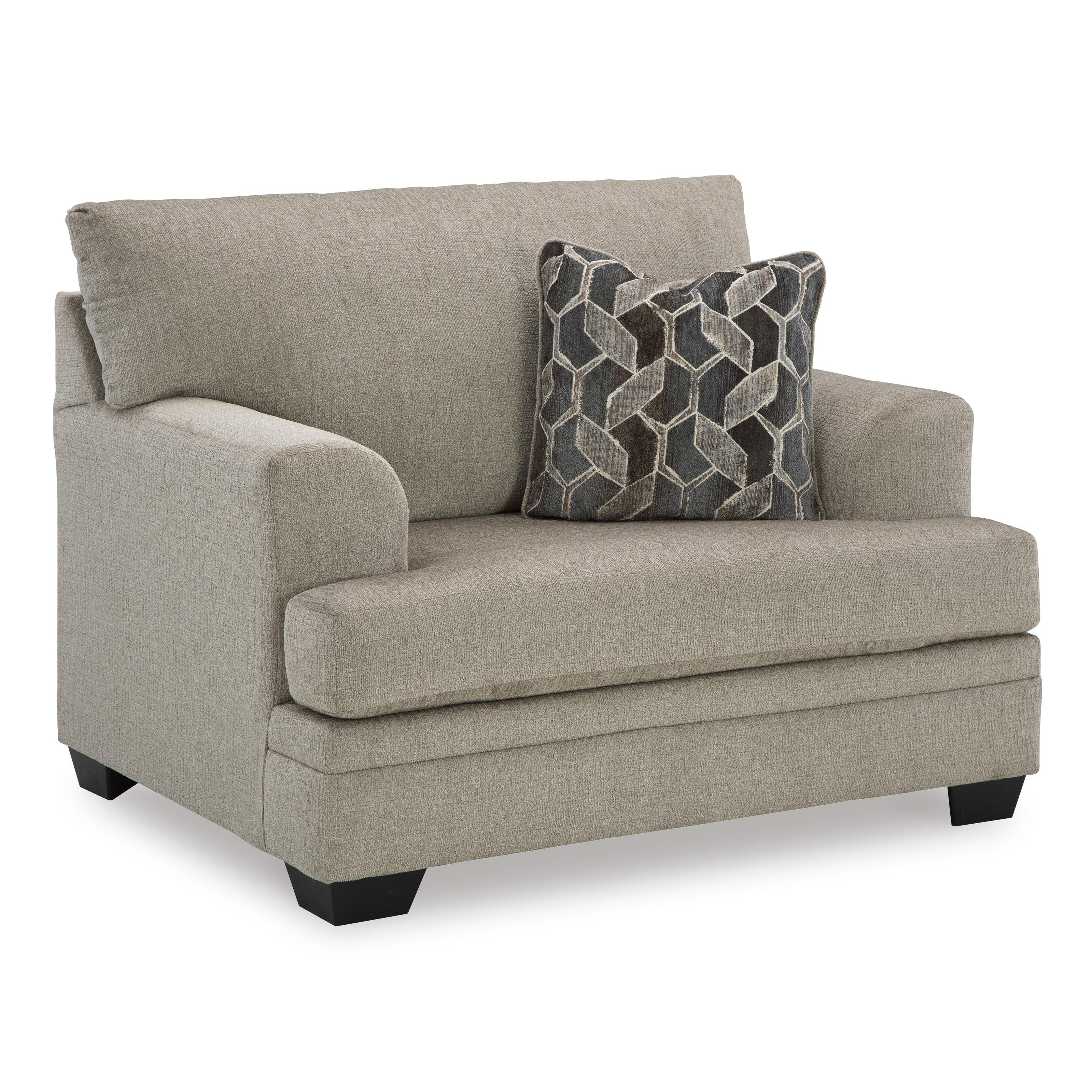  Manufacturer Color_Taupe --  Signature Design by Ashley Stonemeade Stationary Fabric Chair IMAGE 1