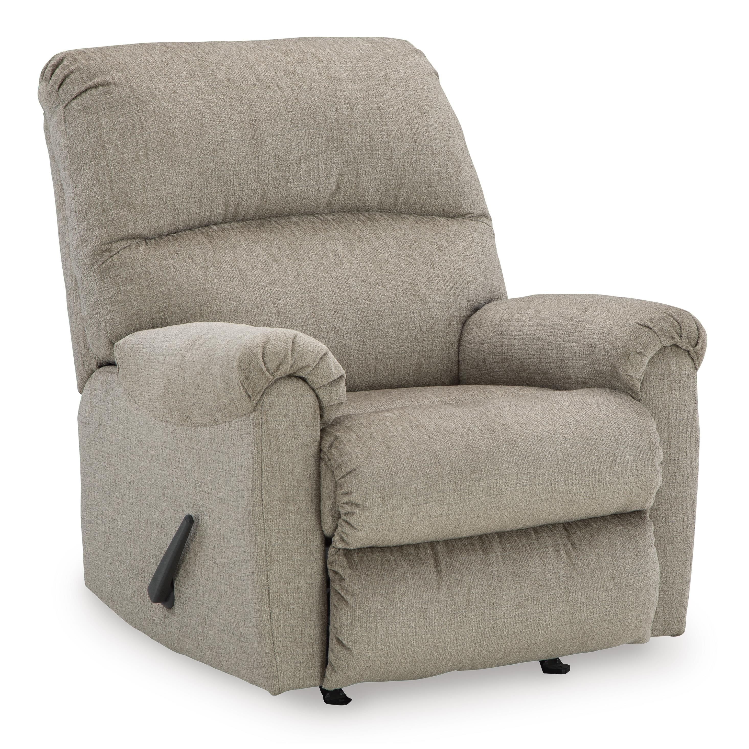  Manufacturer Color_Taupe --  Signature Design by Ashley Stonemeade Rocker Fabric Recliner IMAGE 1