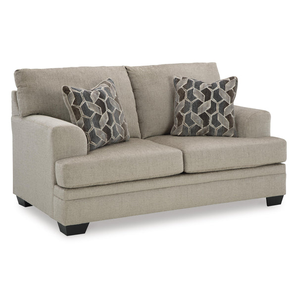 Signature Design by Ashley Stonemeade Stationary Fabric Loveseat
