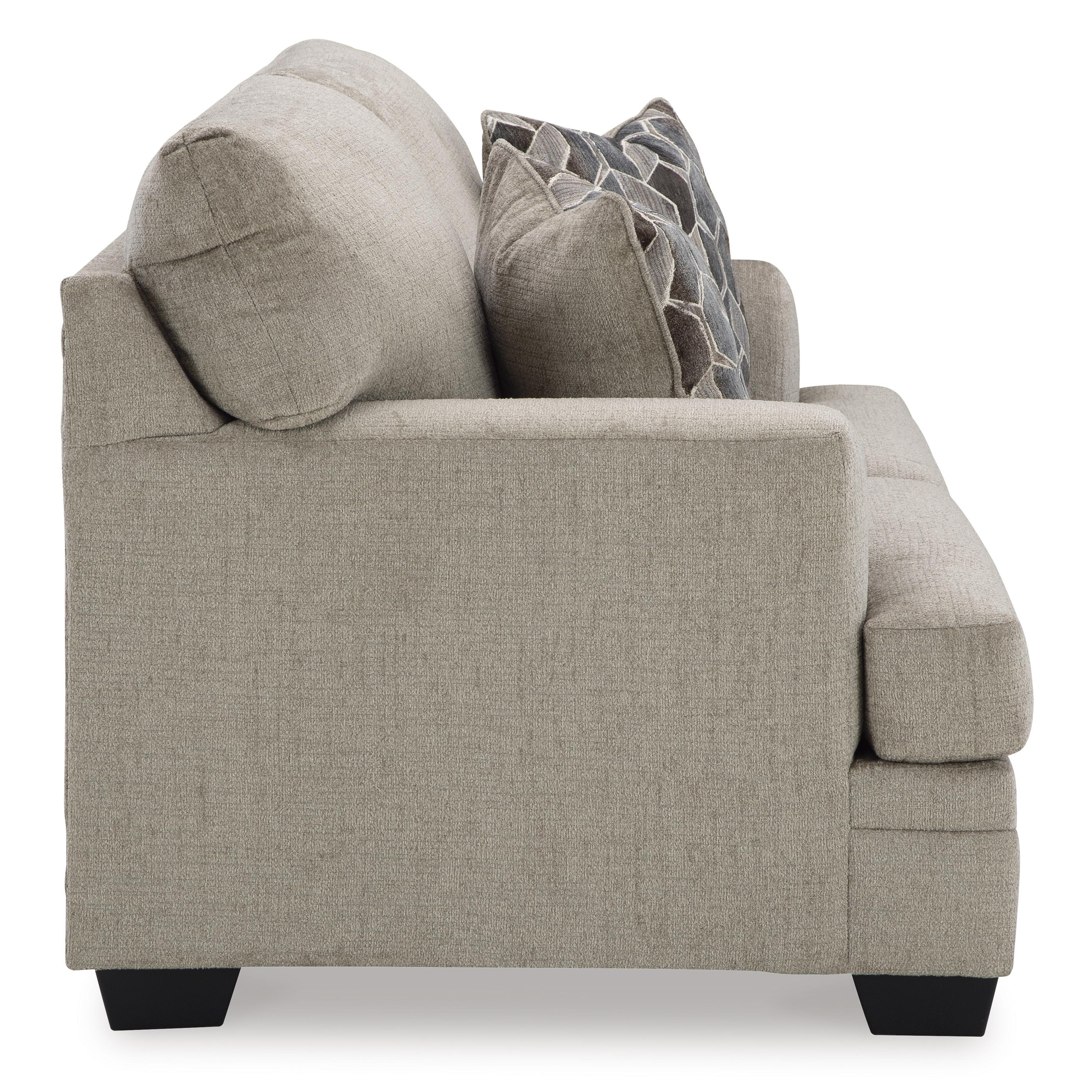  Manufacturer Color_Taupe --  Signature Design by Ashley Stonemeade Stationary Fabric Loveseat IMAGE 3
