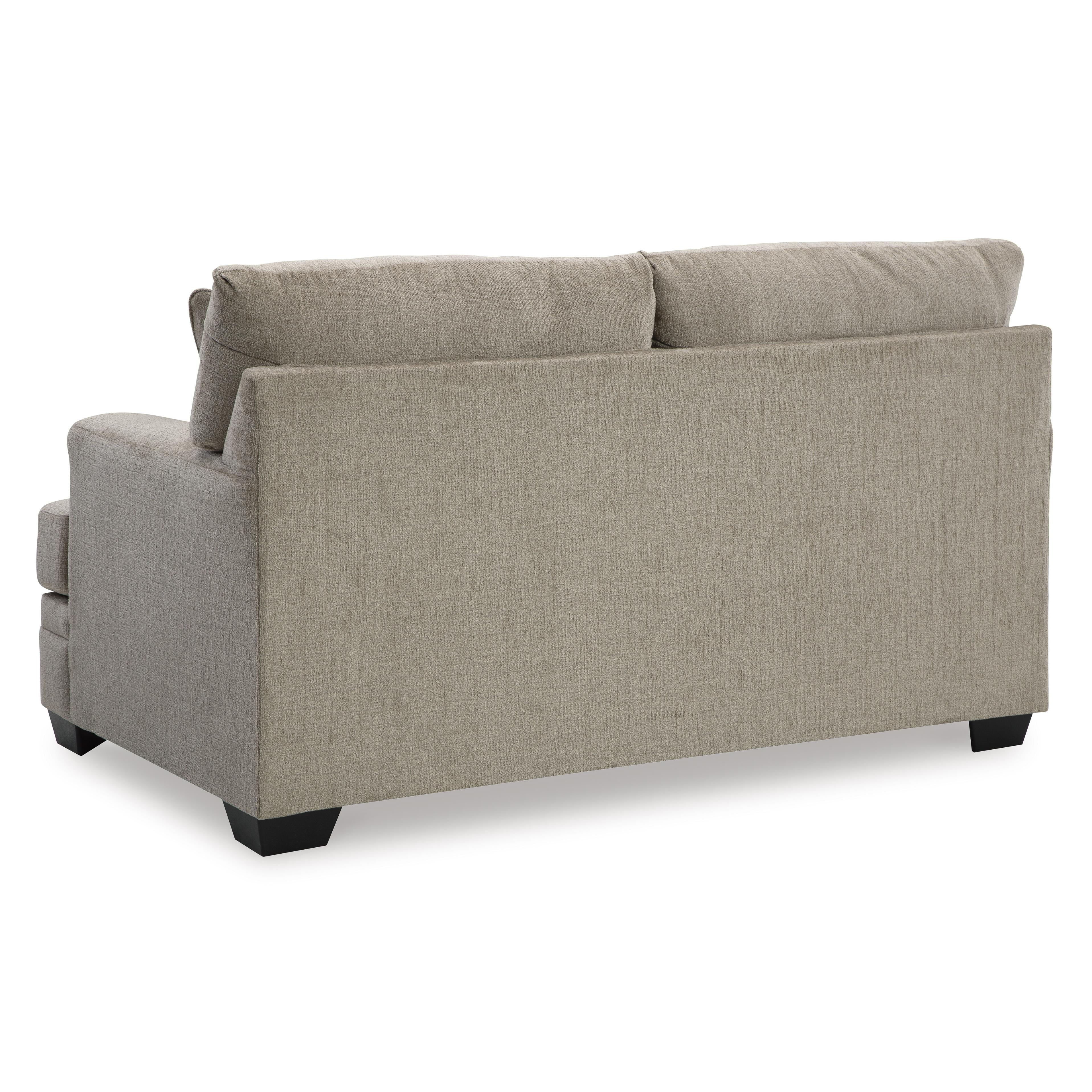  Manufacturer Color_Taupe --  Signature Design by Ashley Stonemeade Stationary Fabric Loveseat IMAGE 4