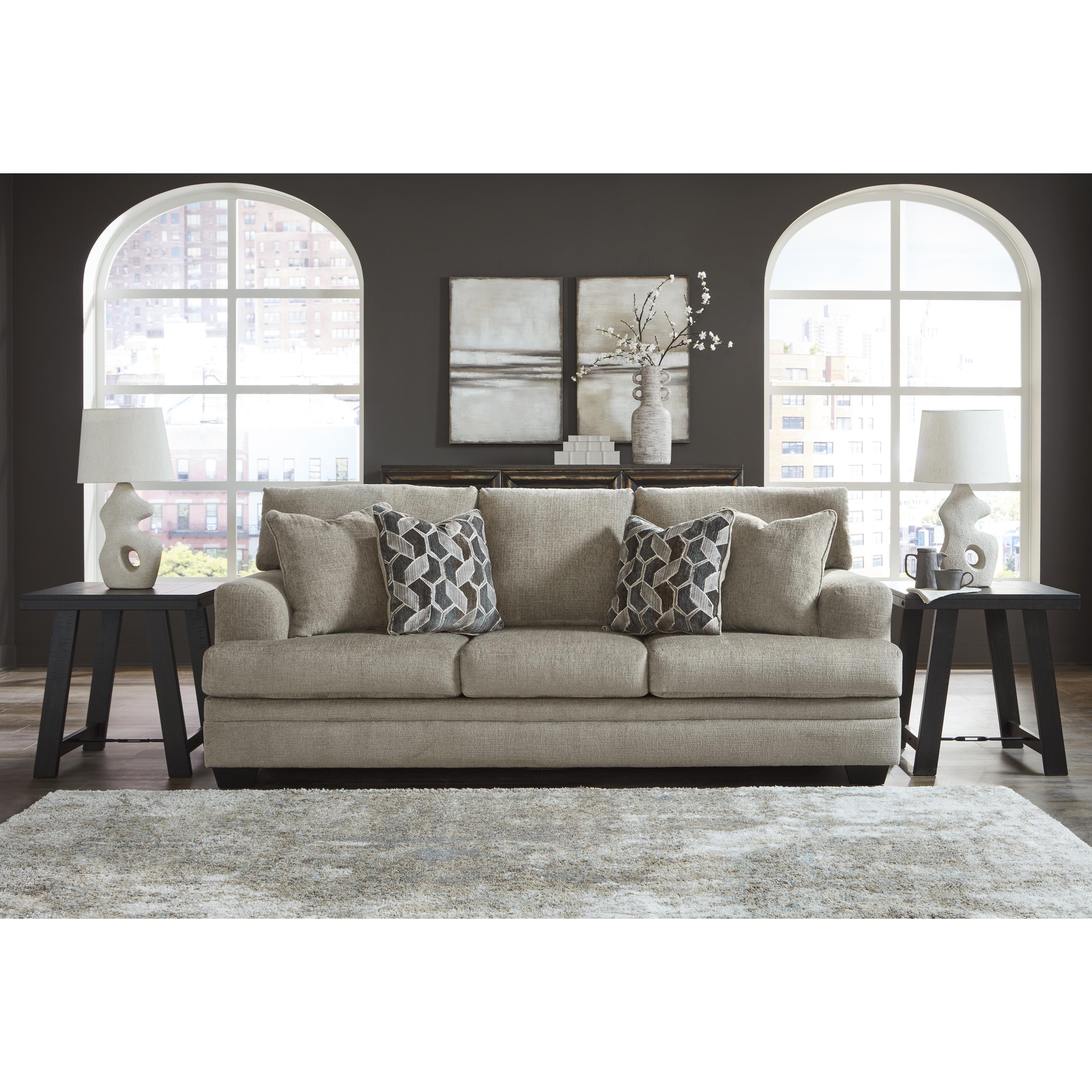  Manufacturer Color_Taupe --  Signature Design by Ashley Stonemeade Stationary Fabric Sofa IMAGE 5