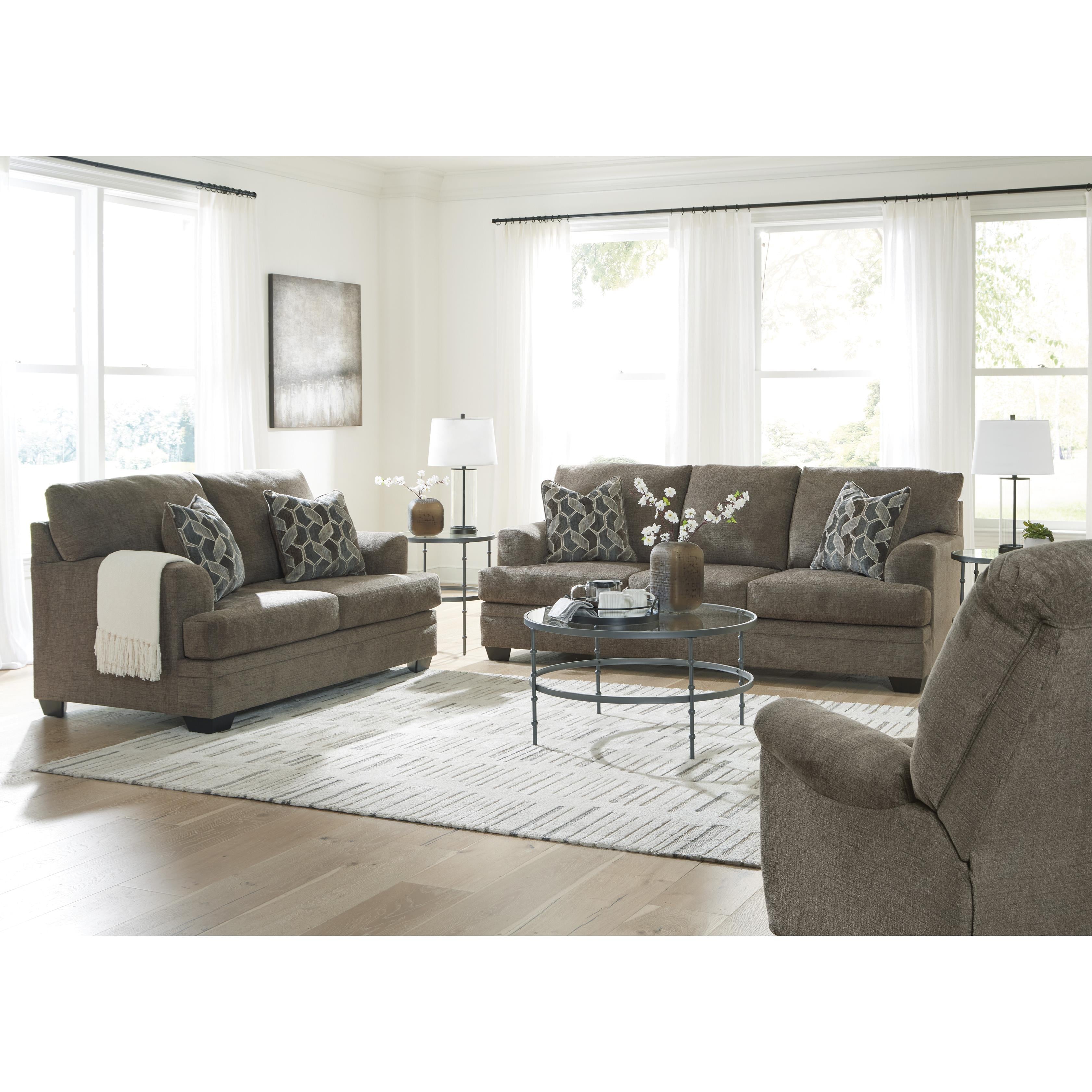  Manufacturer Color_Nutmeg --  Stonemeade 5950535 Loveseat IMAGE 8