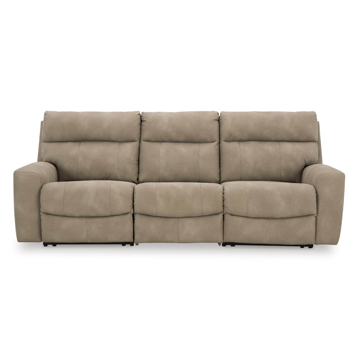  Manufacturer Color_Sand --  Next-Gen DuraPella 61004S2 3 pc Power Reclining Sectional Sofa IMAGE 1