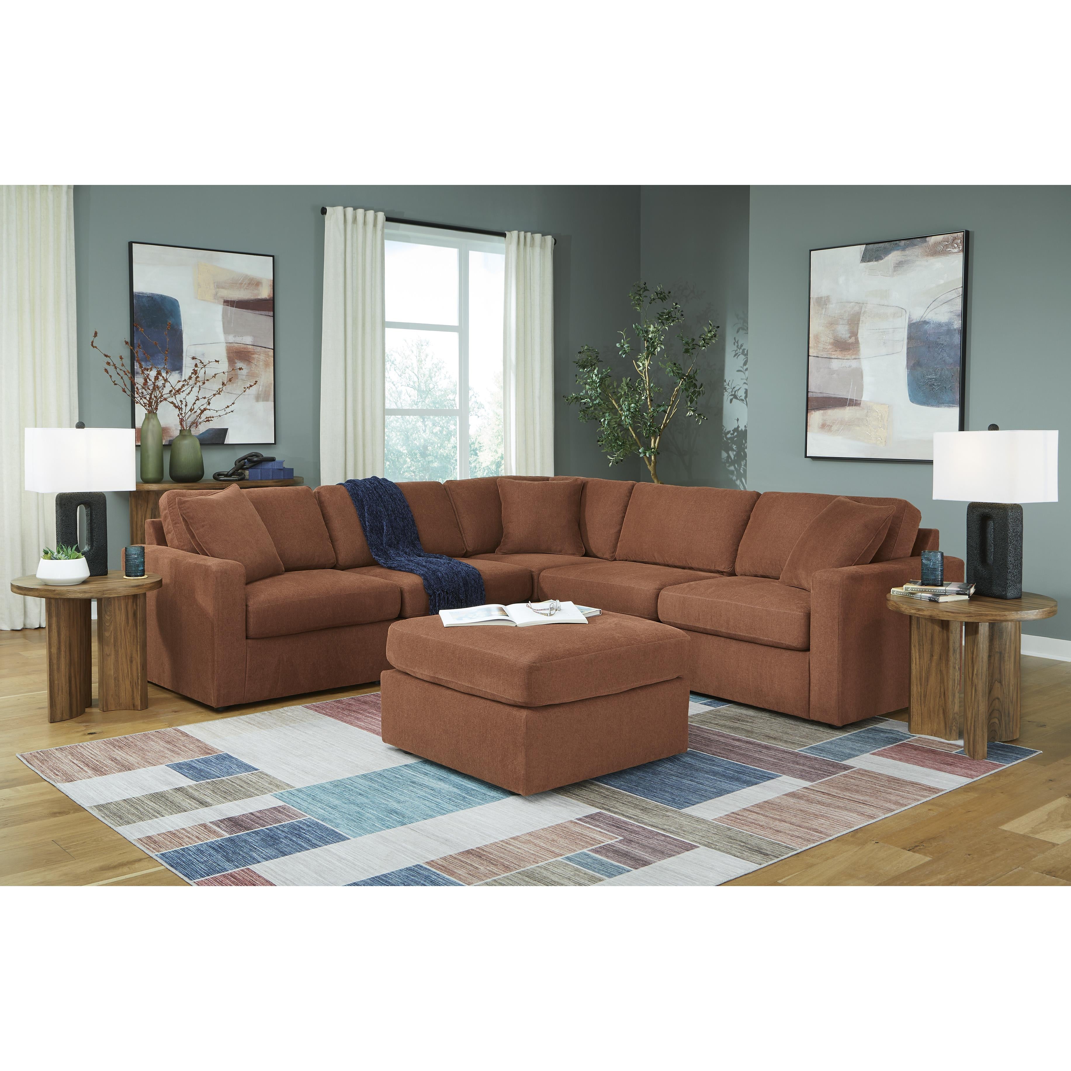  Manufacturer Color_Spice --  Modmax 9210208 Oversized Accent Ottoman IMAGE 13