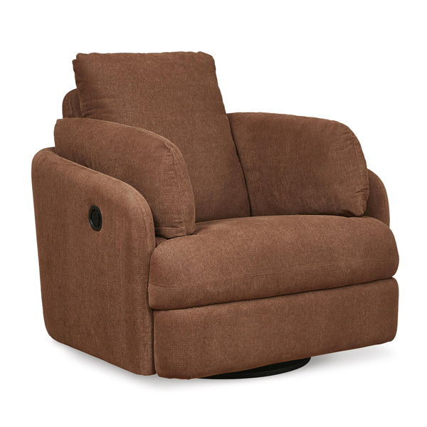 Signature Design by Ashley Modmax Swivel Glider Fabric Recliner