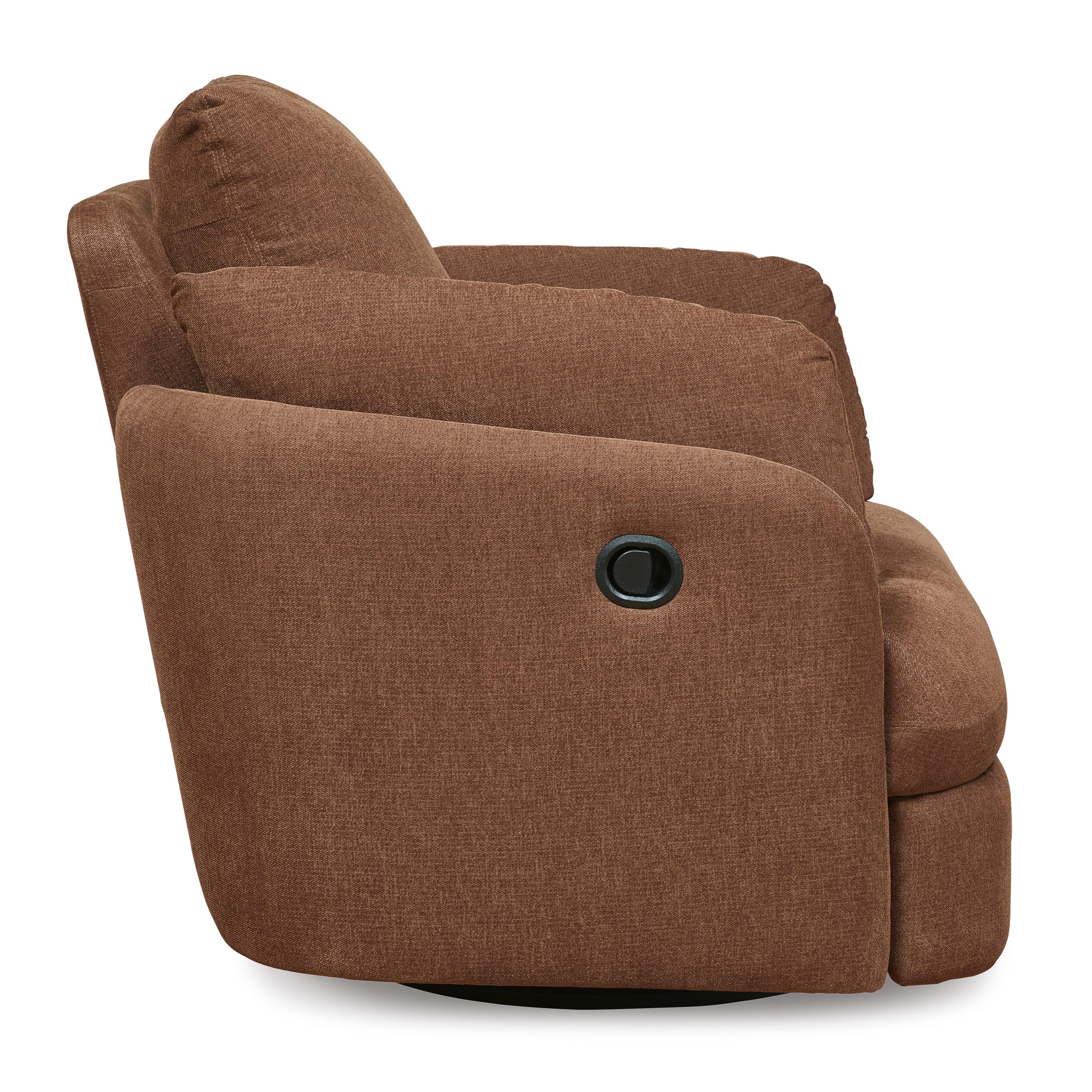  Manufacturer Color_Spice --  Signature Design by Ashley Modmax Swivel Glider Fabric Recliner IMAGE 4