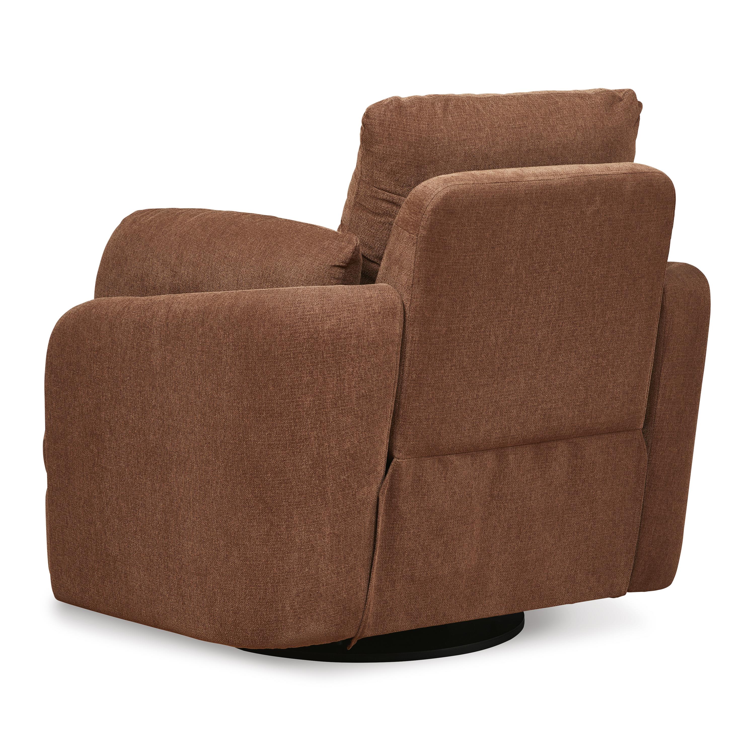  Manufacturer Color_Spice --  Signature Design by Ashley Modmax Swivel Glider Fabric Recliner IMAGE 5
