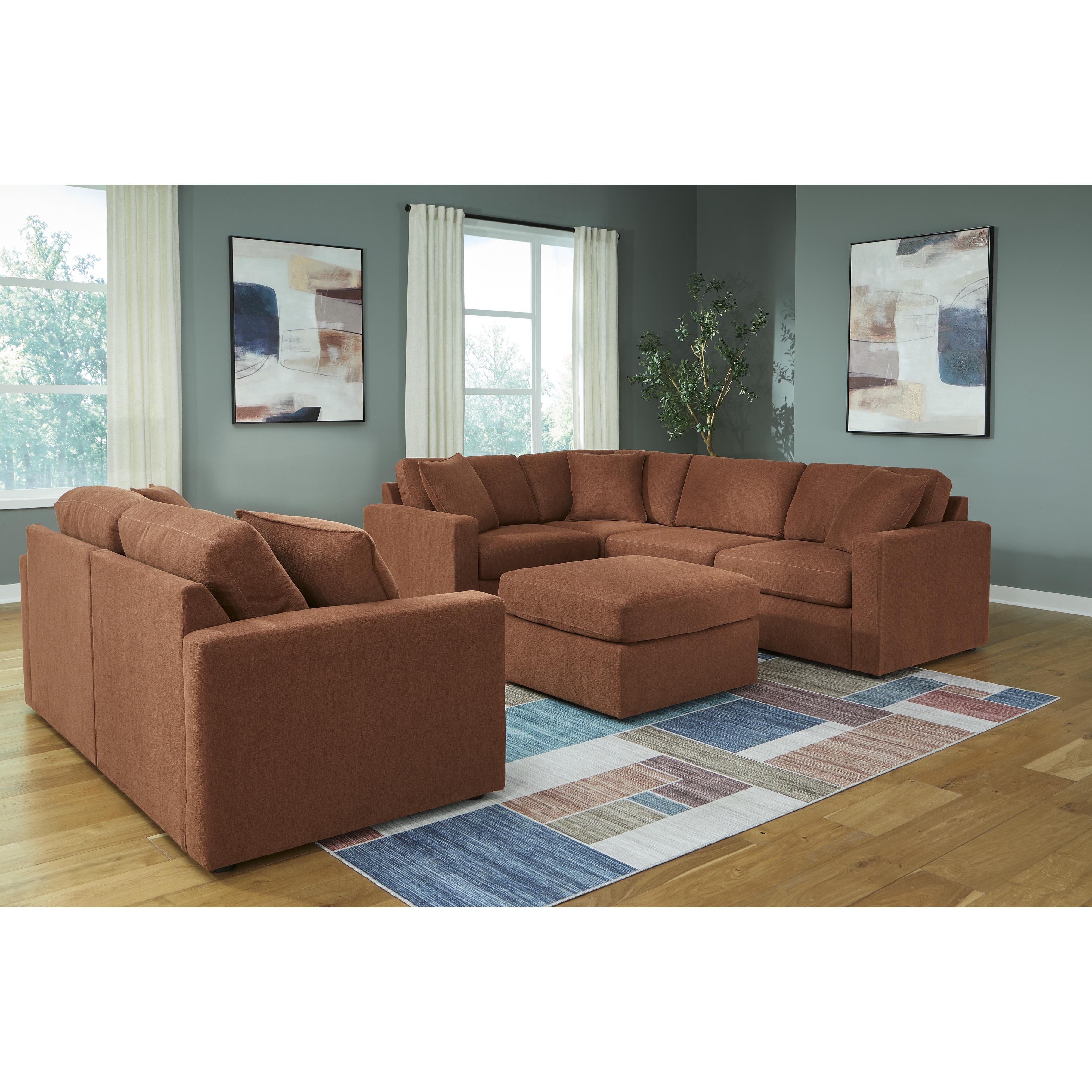  Manufacturer Color_Spice --  Modmax 92102S1 2 pc Loveseat IMAGE 4