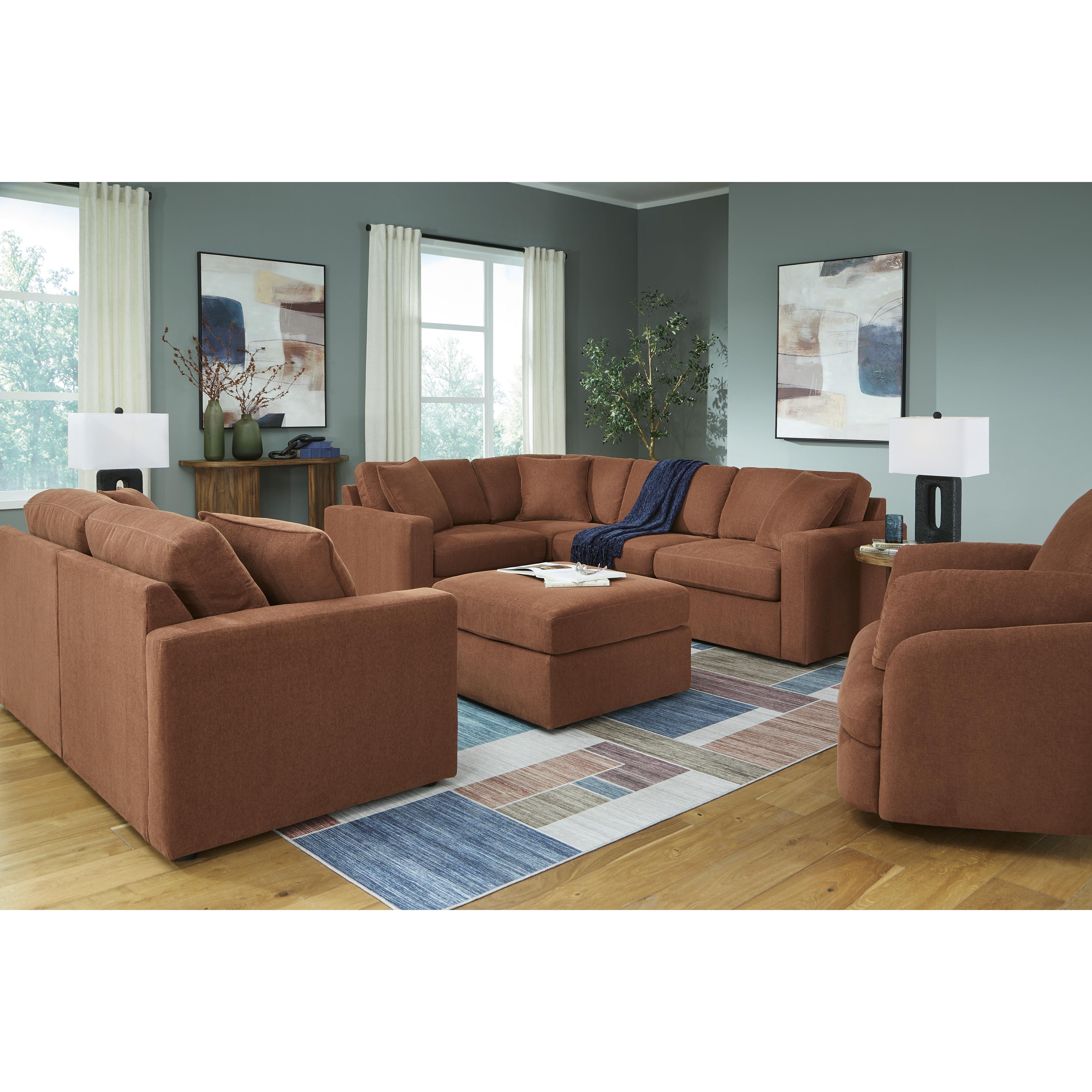  Manufacturer Color_Spice --  Modmax 92102S1 2 pc Loveseat IMAGE 6