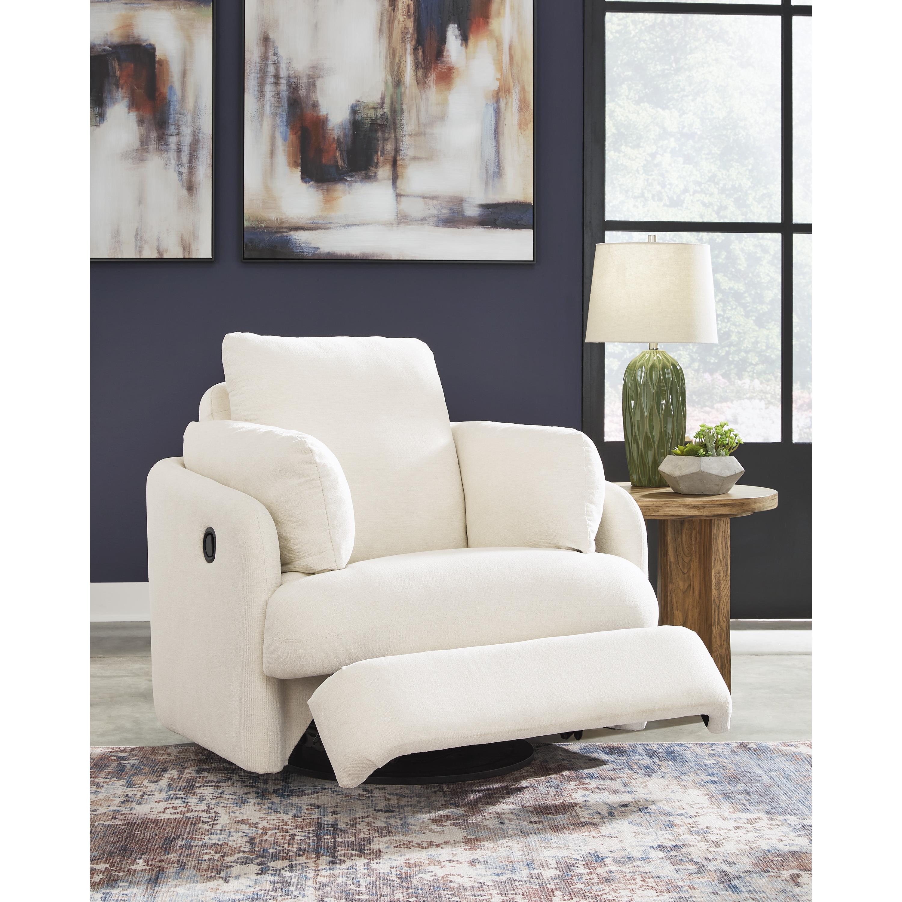  Manufacturer Color_Oyster --  Modmax 9210361 Swivel Glider Recliner IMAGE 8