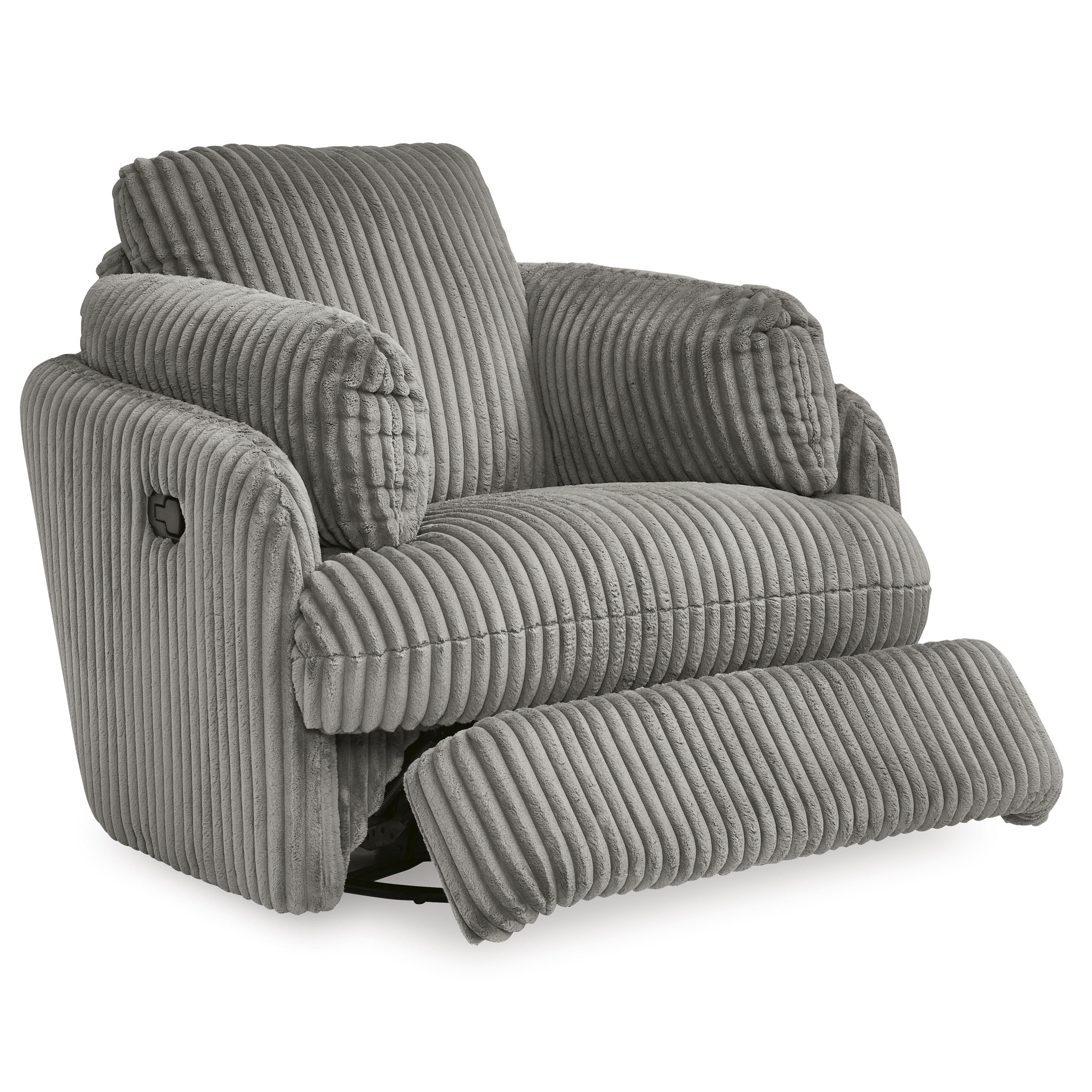  Manufacturer Color_Fog --  Tie-Breaker 9490361 Swivel Glider Recliner IMAGE 2