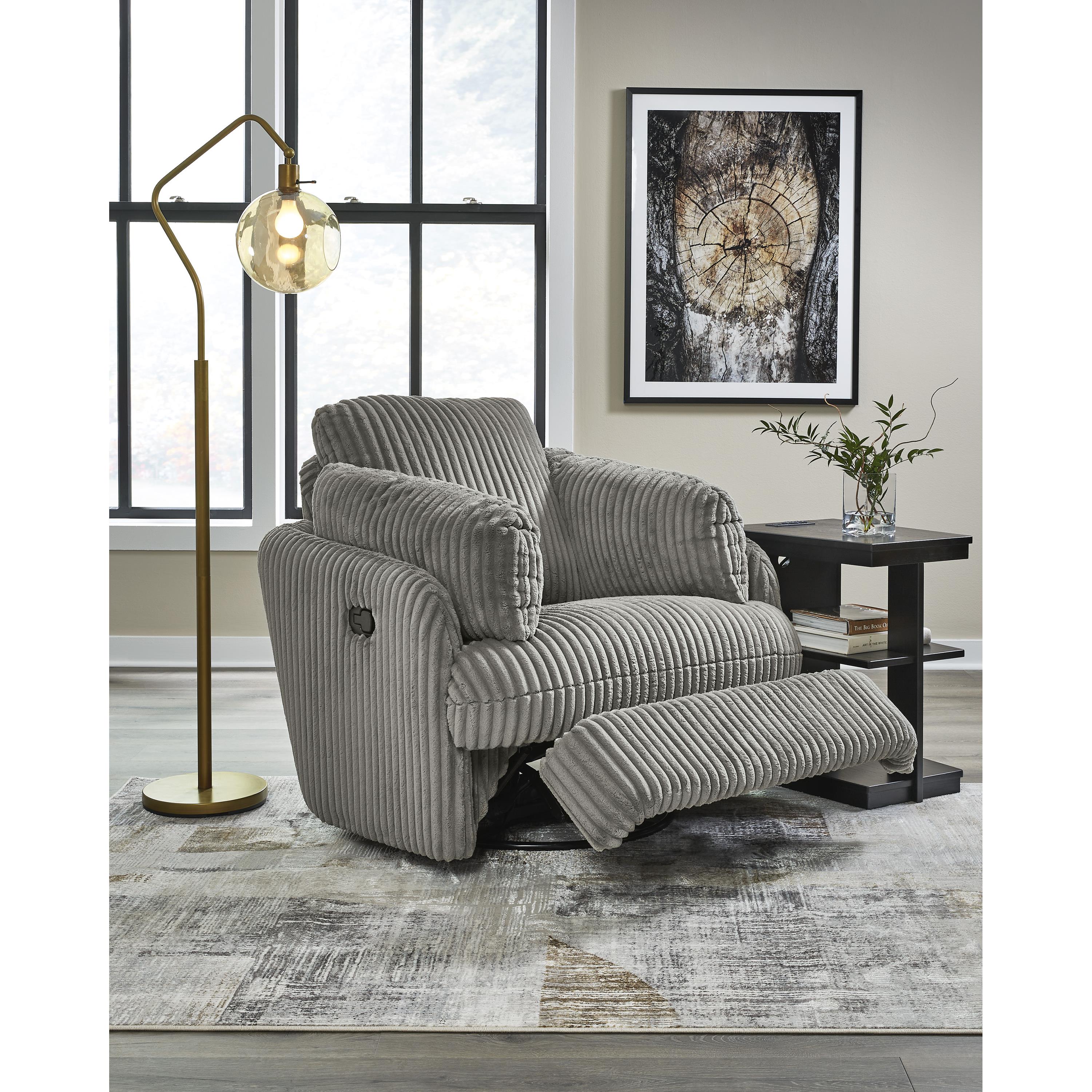  Manufacturer Color_Fog --  Tie-Breaker 9490361 Swivel Glider Recliner IMAGE 8
