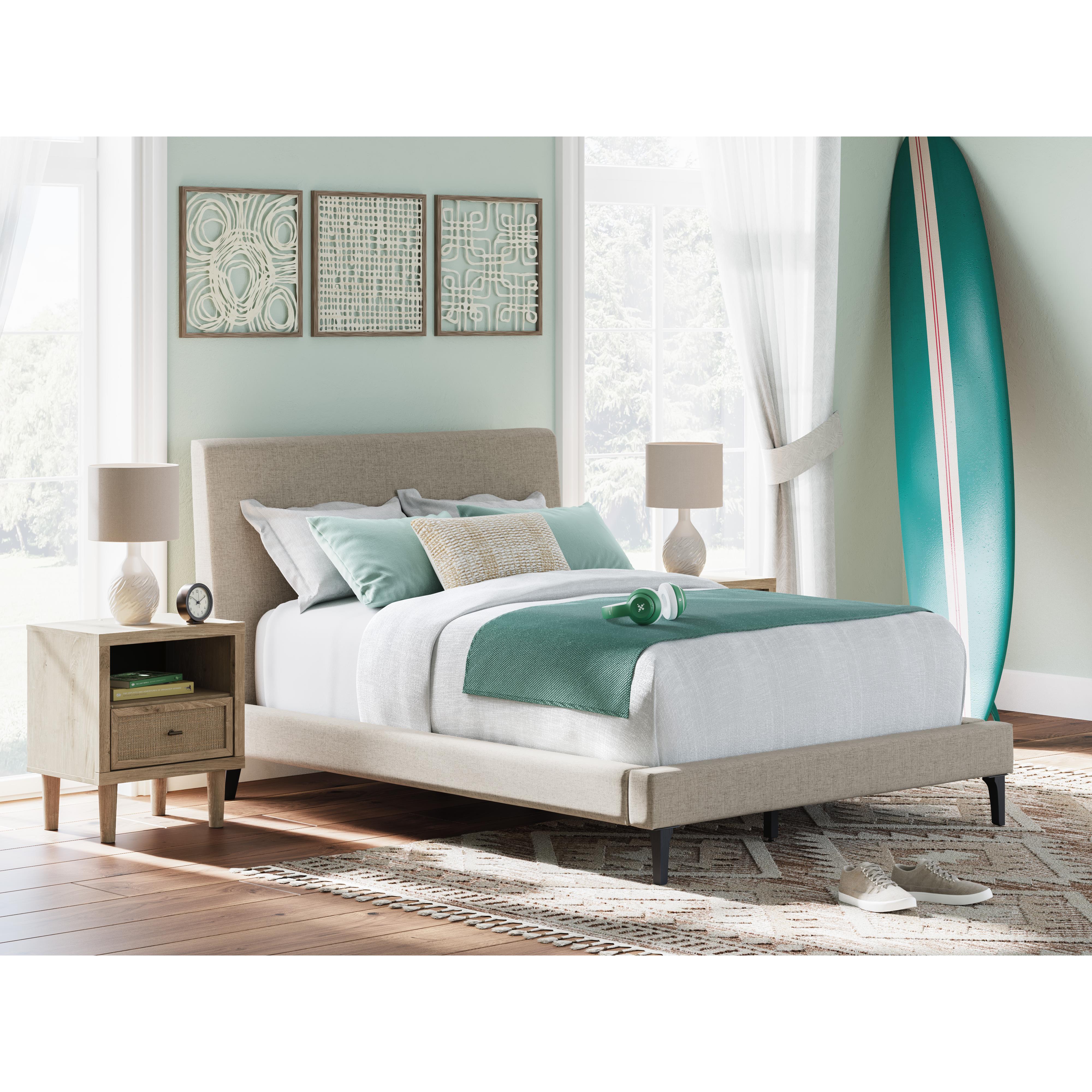  Size_Full --  Signature Design by Ashley Cielden Upholstered Platform Bed IMAGE 6
