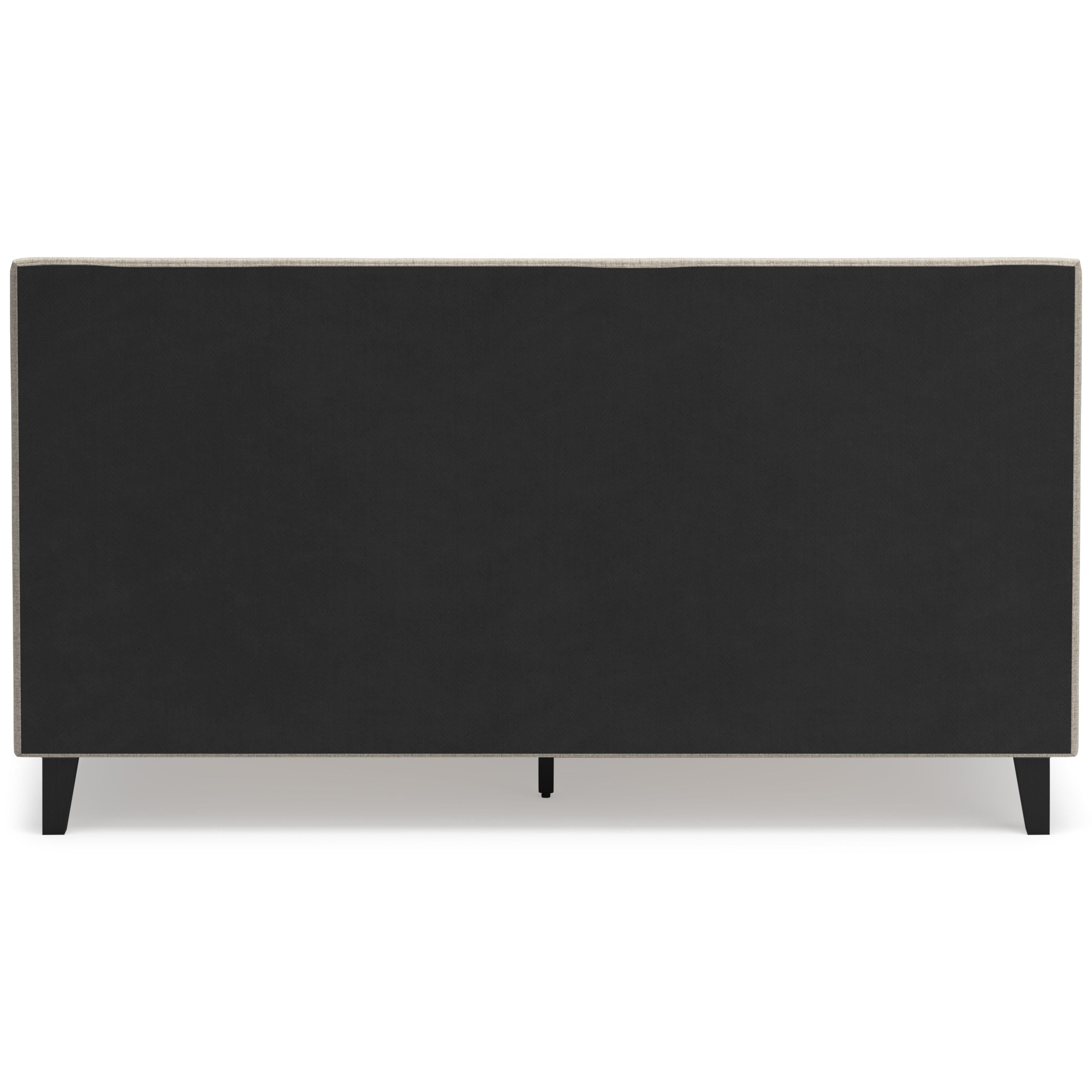  Size_King --  Cielden B1199-82 King Upholstered Bed with Roll Slats IMAGE 4