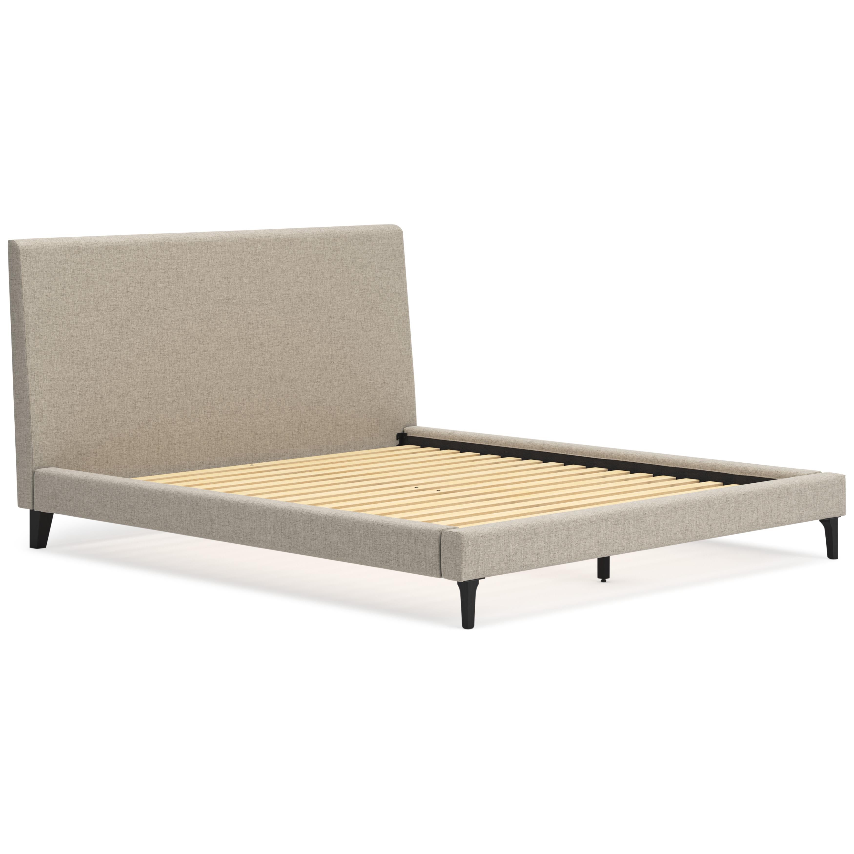  Size_California King --  Cielden B1199-94 California King Upholstered Bed with Roll Slats IMAGE 5