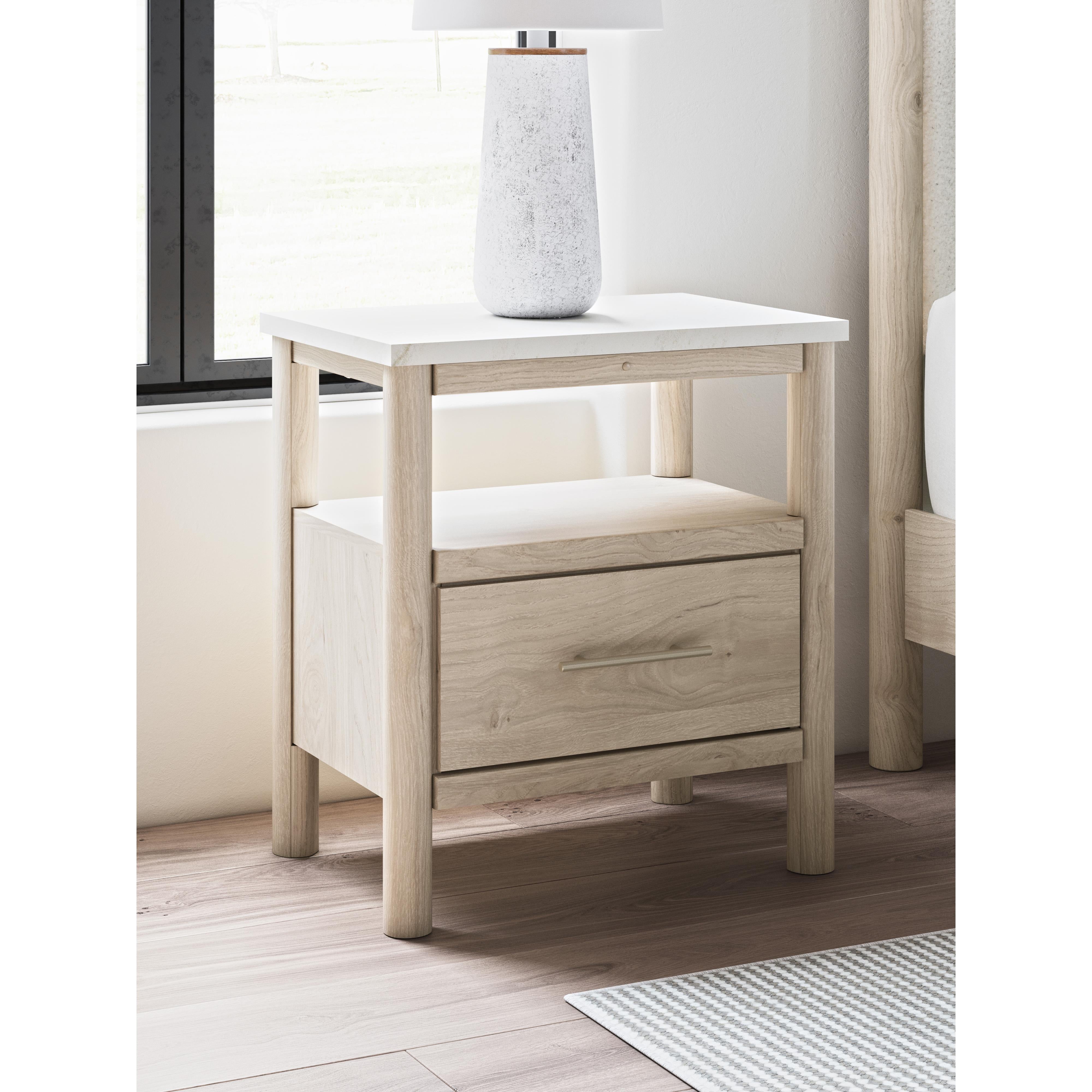  Signature Design by Ashley Cadmori B2615-91 One Drawer Night Stand IMAGE 8