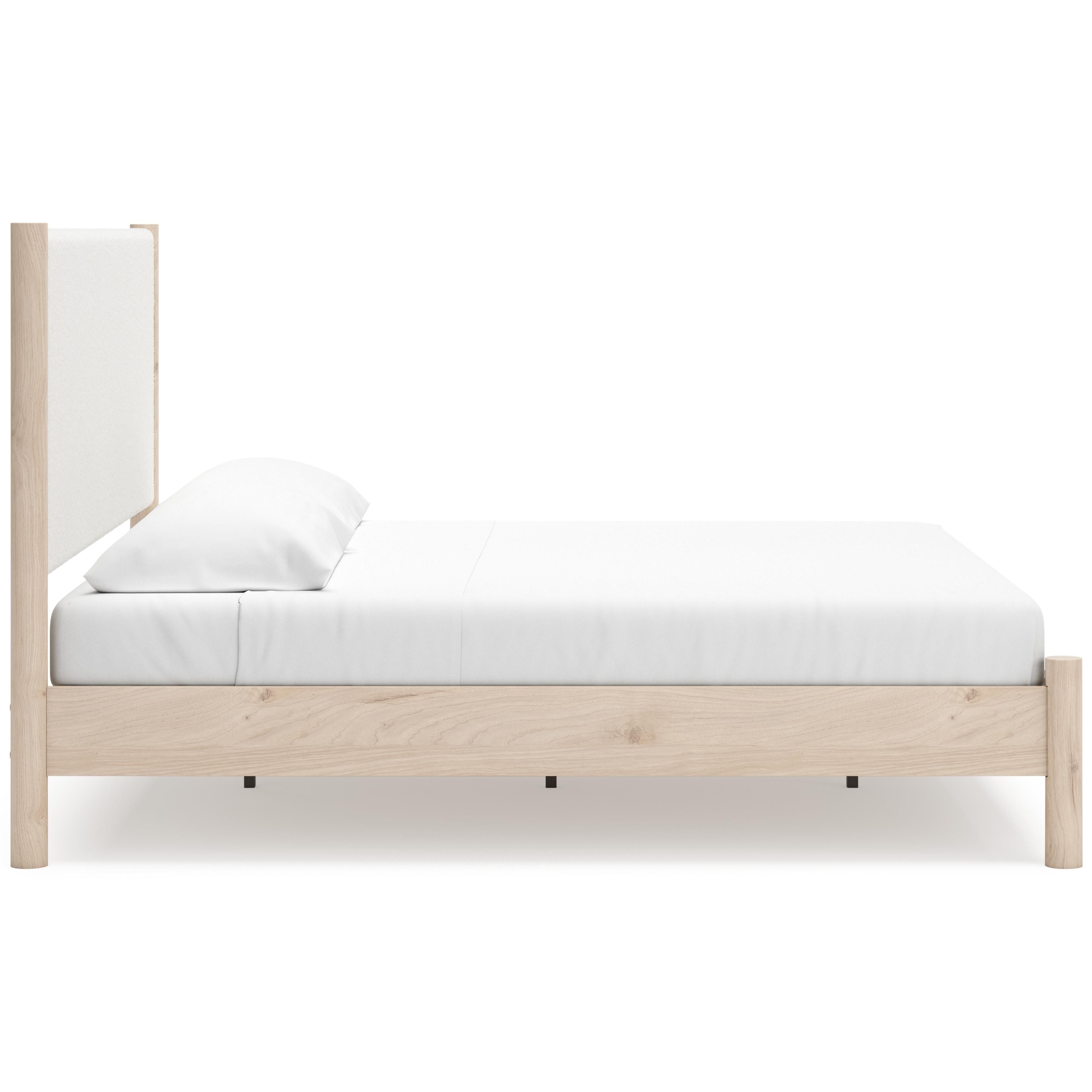  Size_King --  Cadmori B2615B7 King Upholstered Panel Bed IMAGE 3