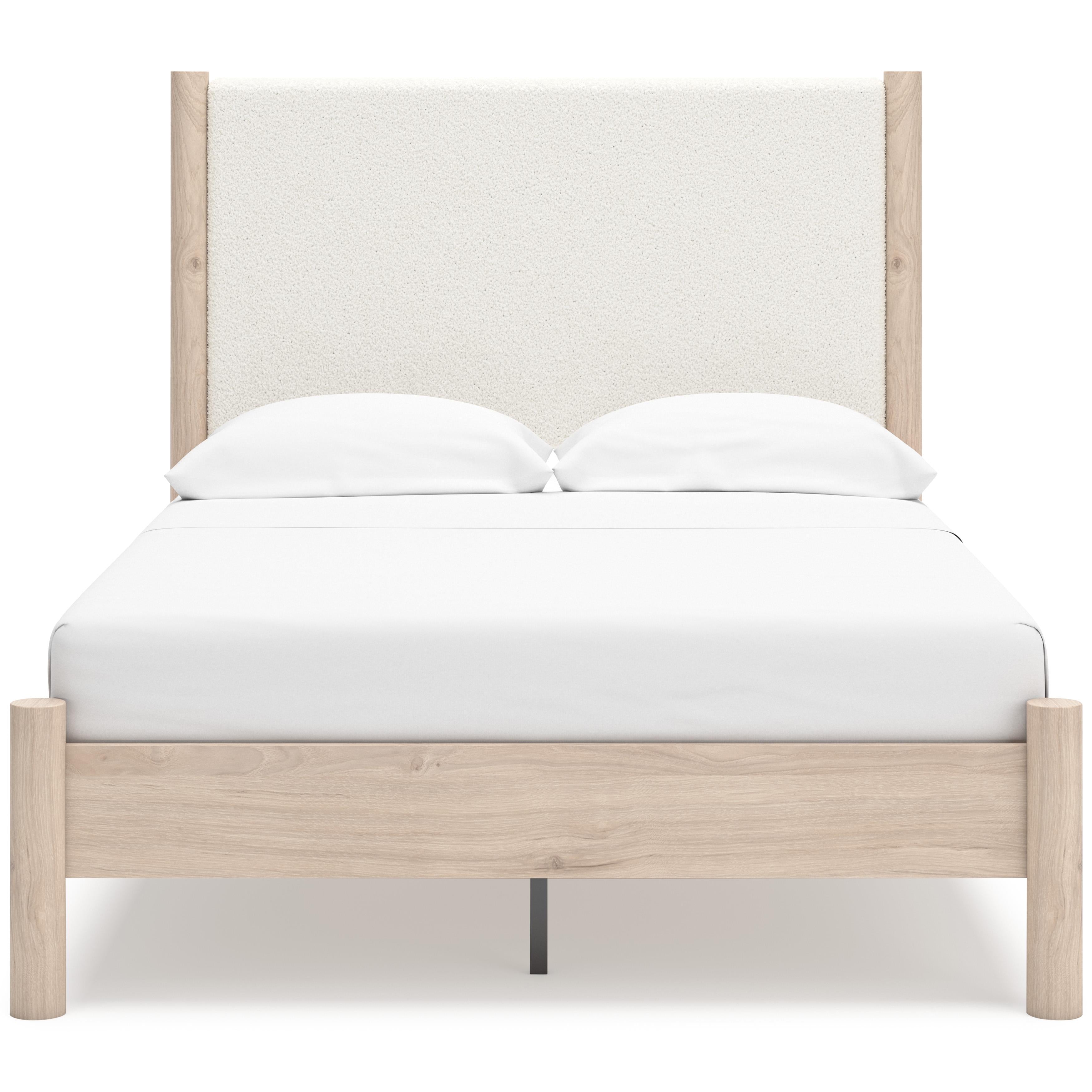  Size_Full --  Signature Design by Ashley Cadmori Upholstered Panel Bed IMAGE 2