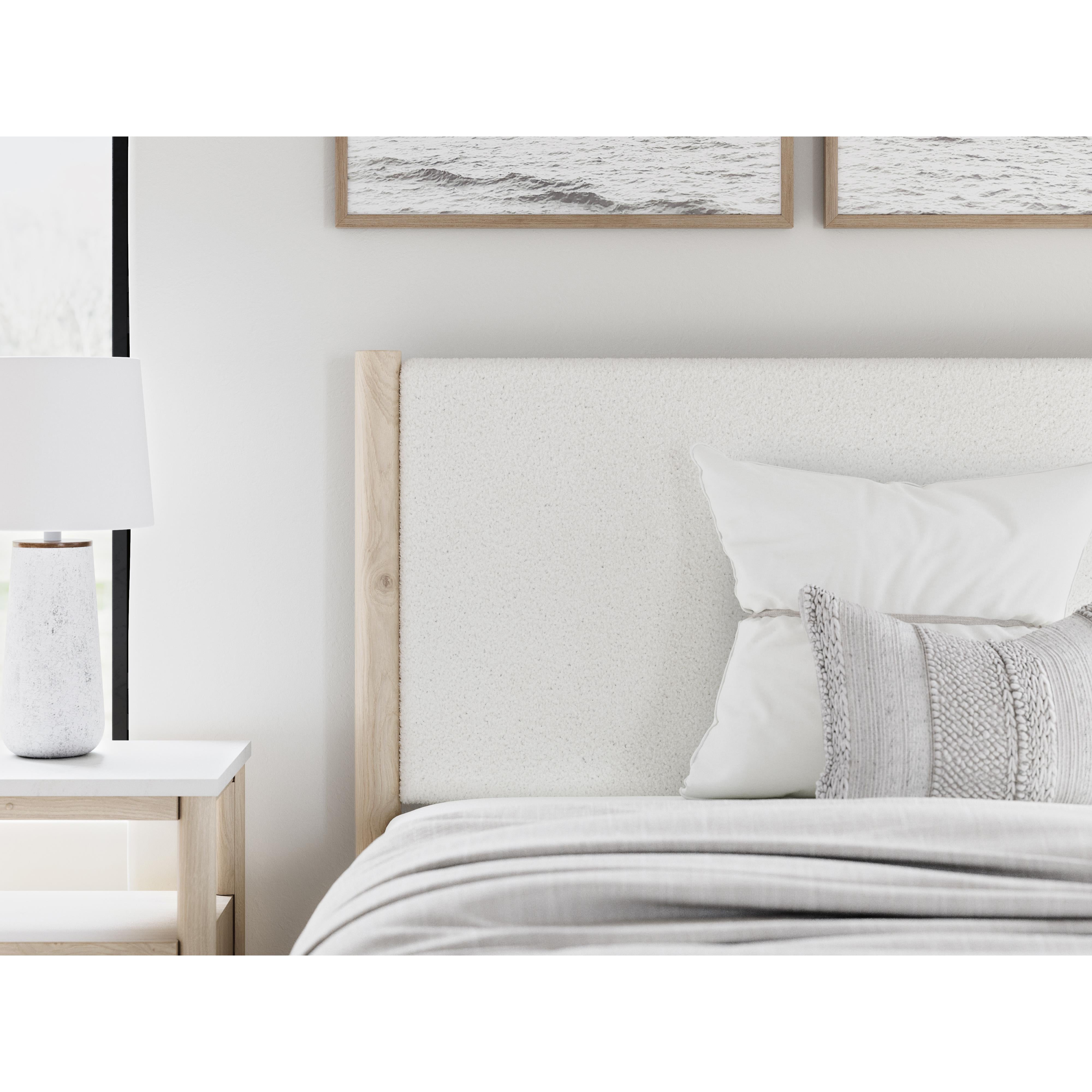  Size_Full --  Signature Design by Ashley Cadmori Upholstered Panel Bed IMAGE 7