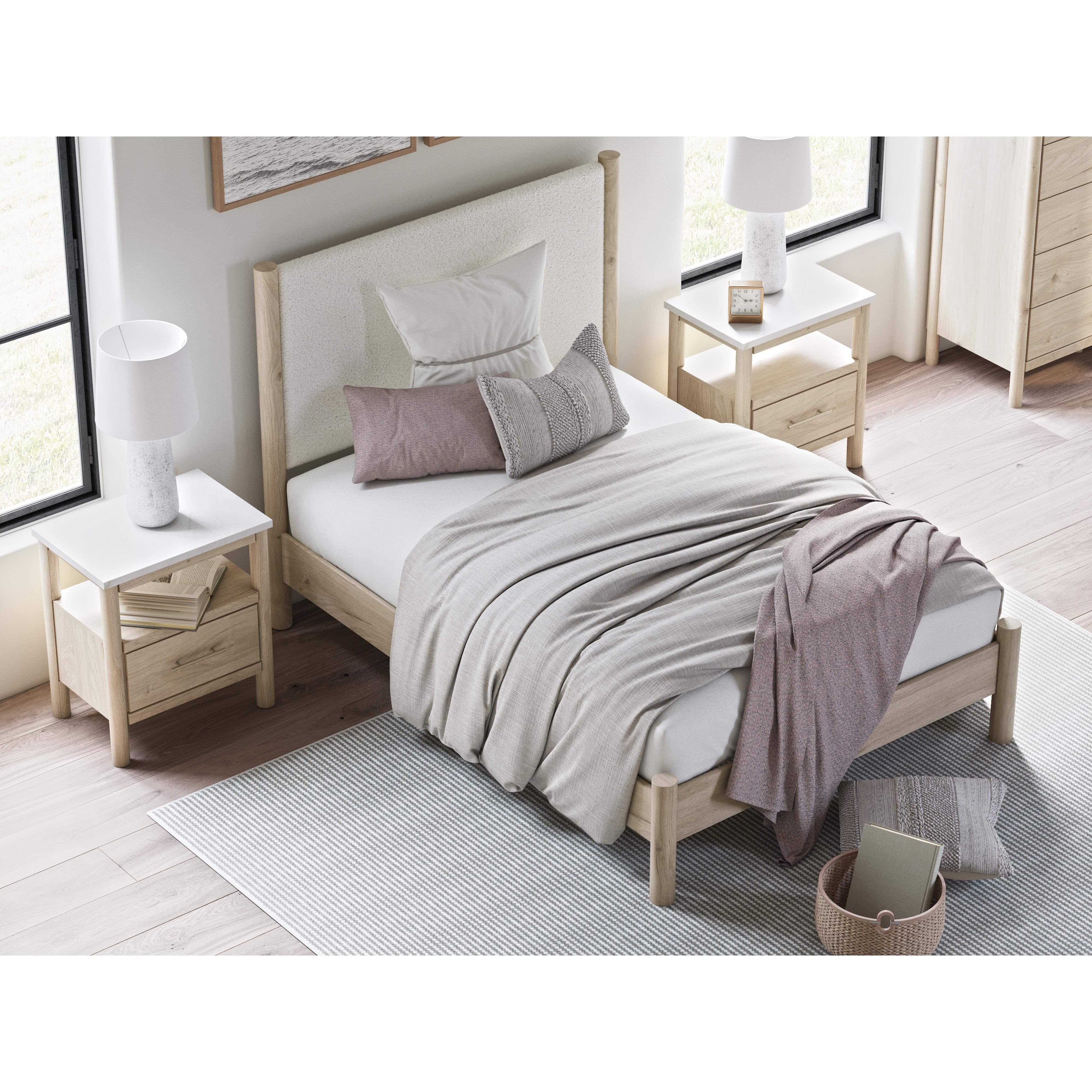  Size_Full --  Signature Design by Ashley Cadmori Upholstered Panel Bed IMAGE 8