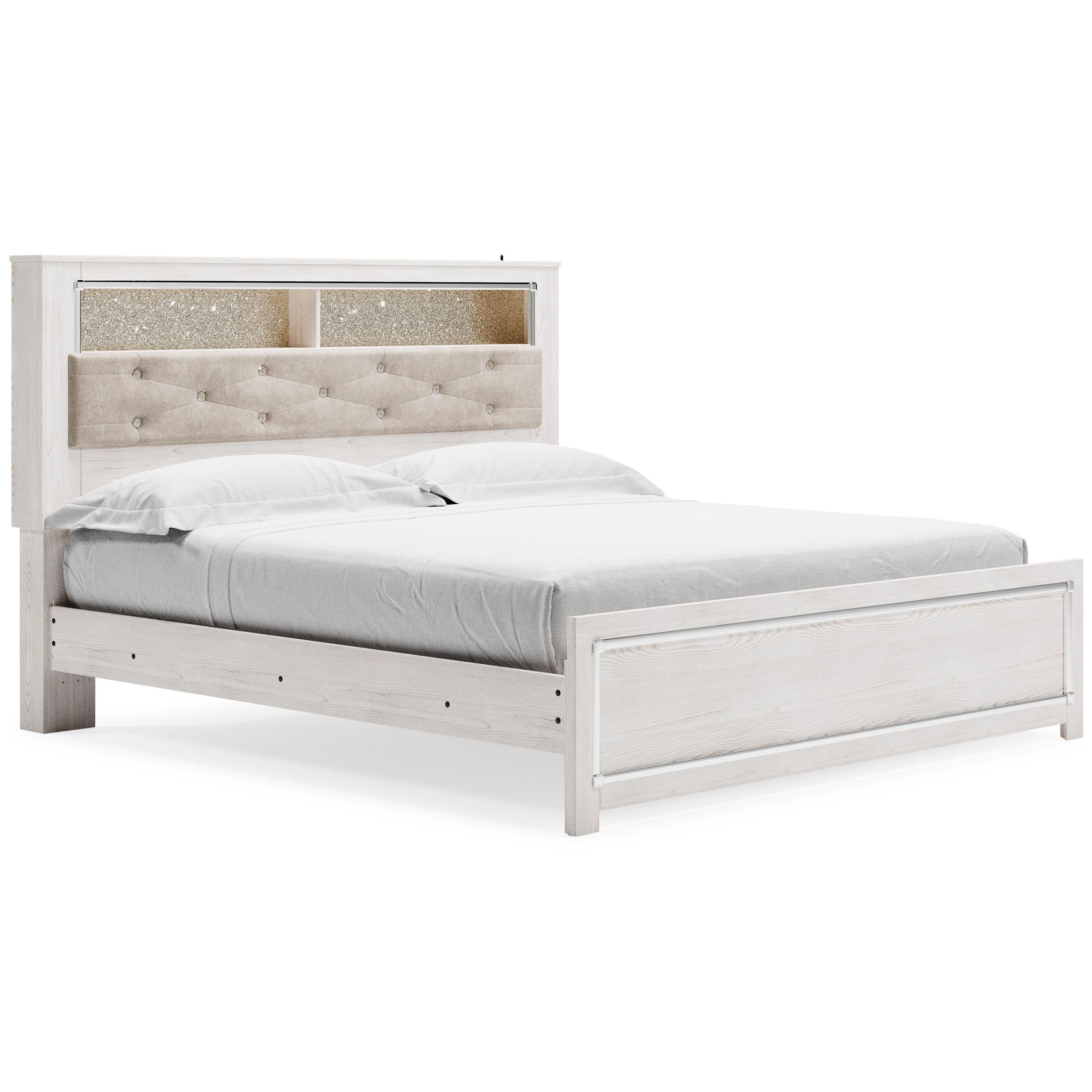  Size_King --  Altyra B2640B51 King Panel Bookcase Bed IMAGE 1