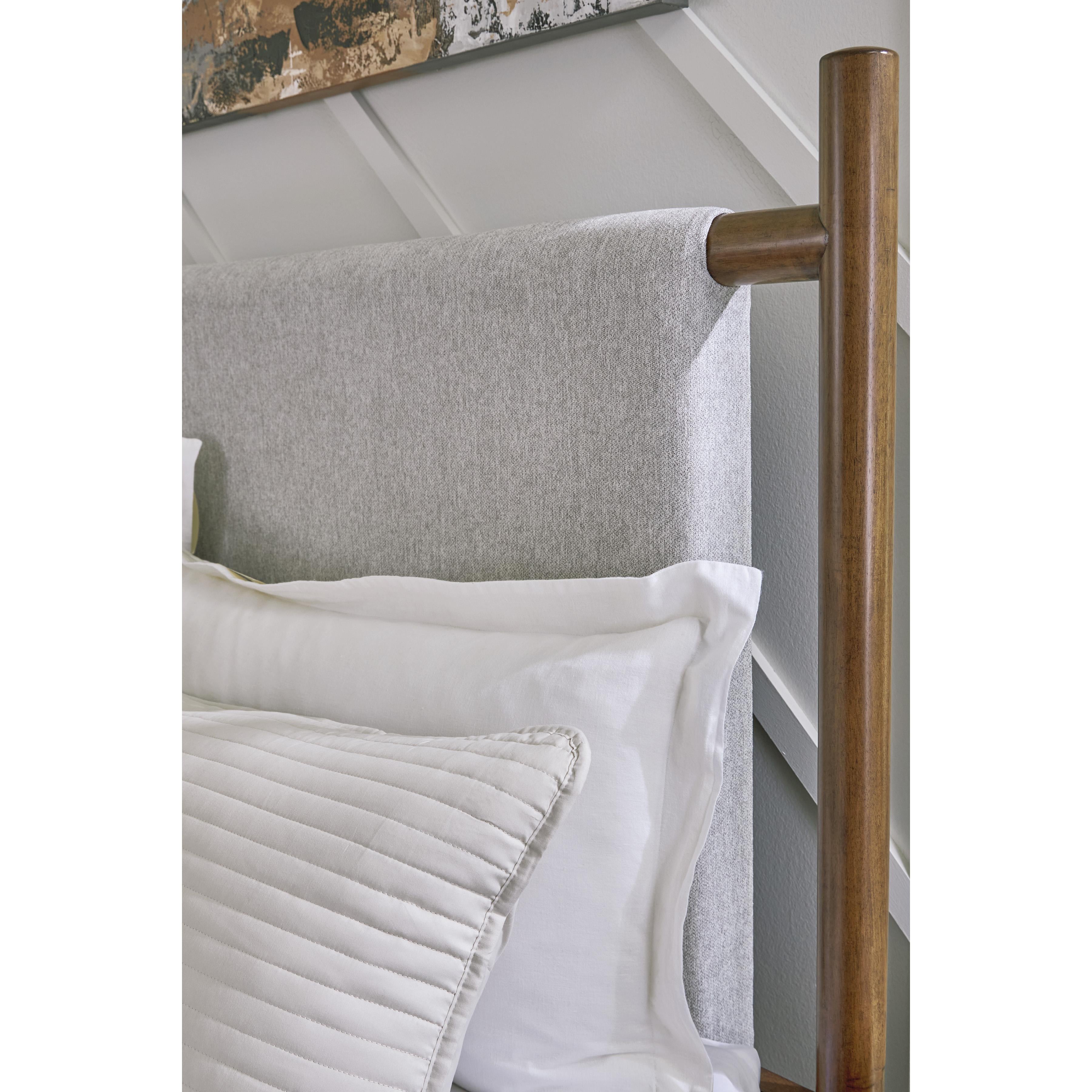  Size_Queen --  Signature Design by Ashley Lyncott Upholstered Panel Bed IMAGE 6