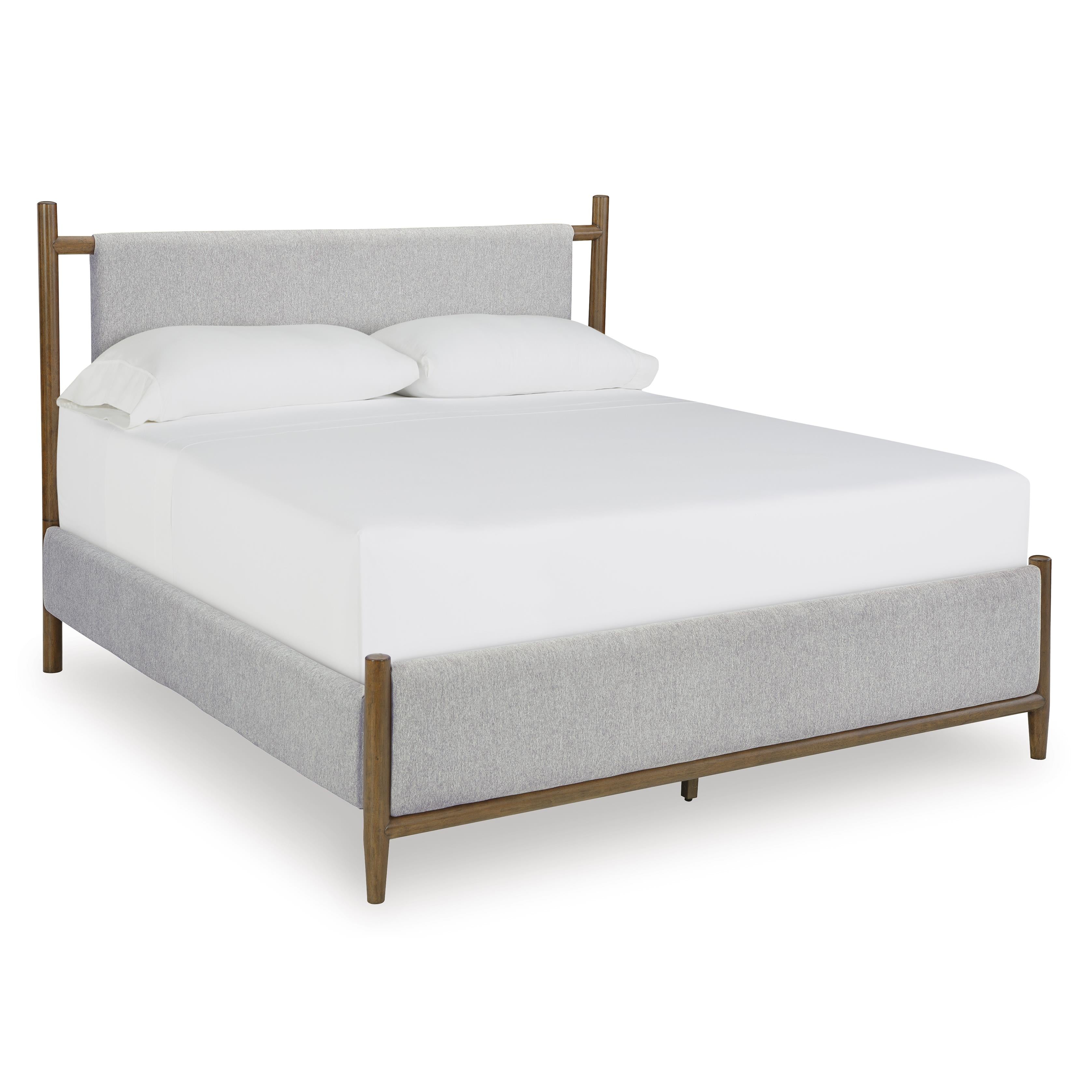  Size_California King --  Lyncott B615B7 California King Upholstered Bed IMAGE 1