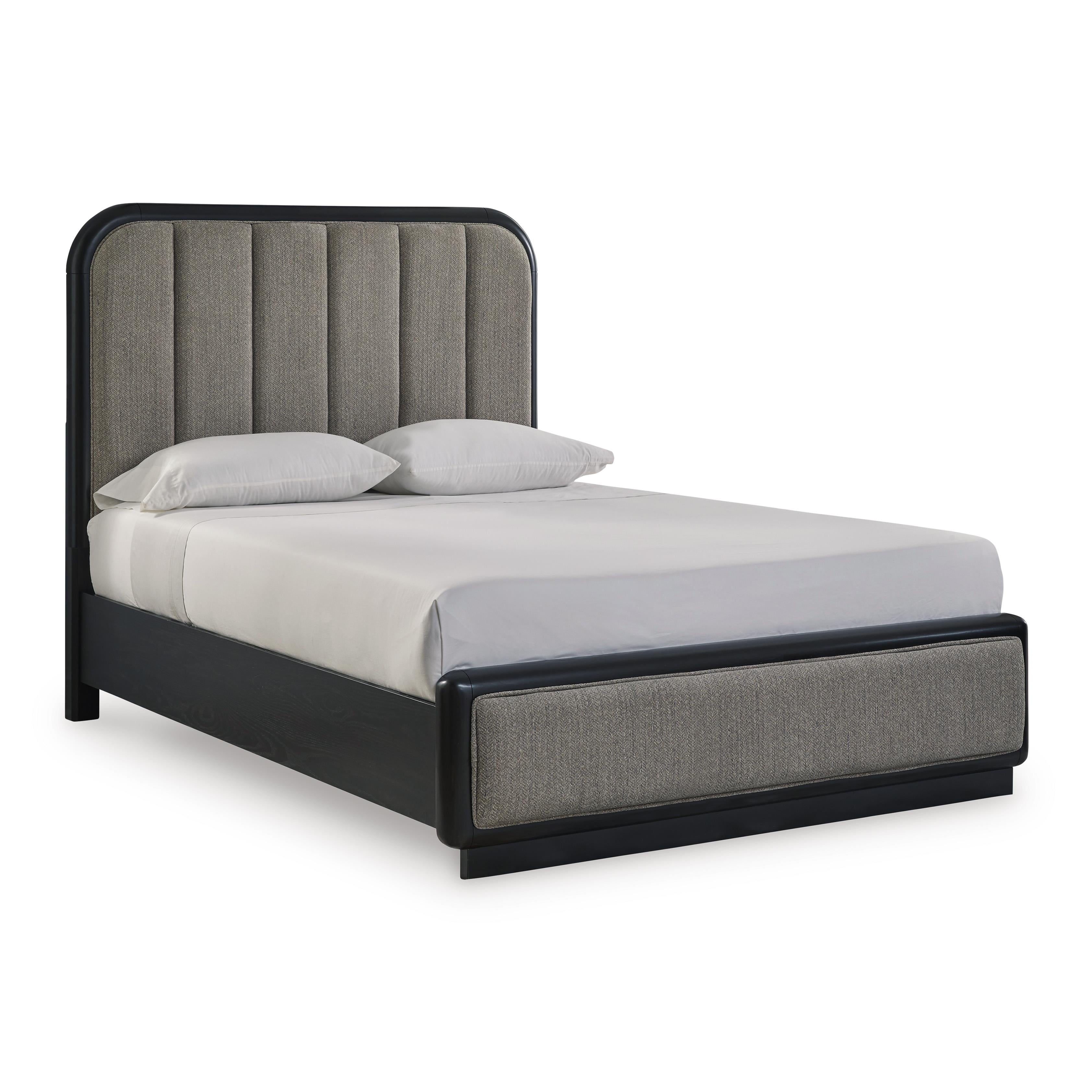  Size_Queen --  Signature Design by Ashley Rowanbeck Upholstered Panel Bed IMAGE 1