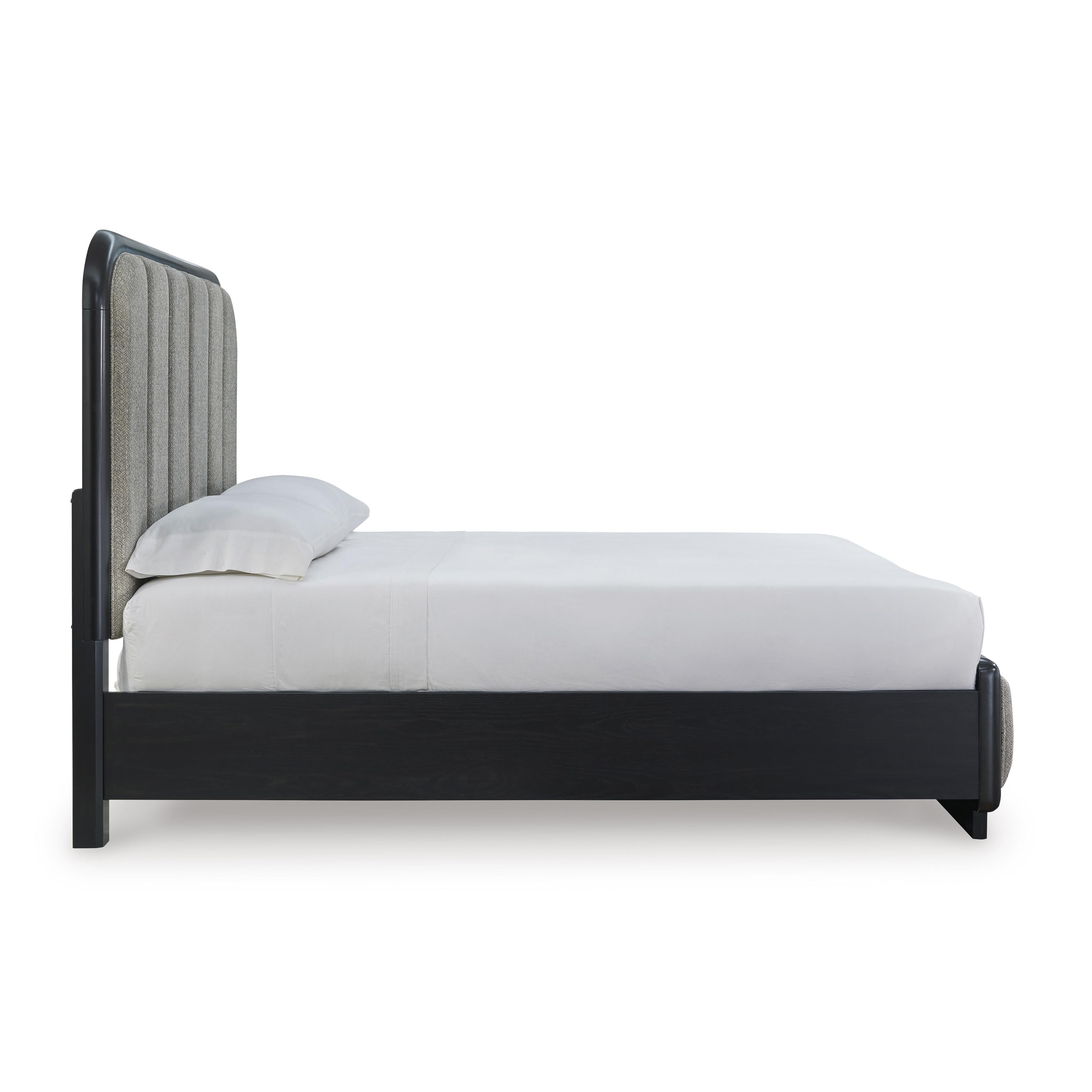  Size_Queen --  Signature Design by Ashley Rowanbeck Upholstered Panel Bed IMAGE 3