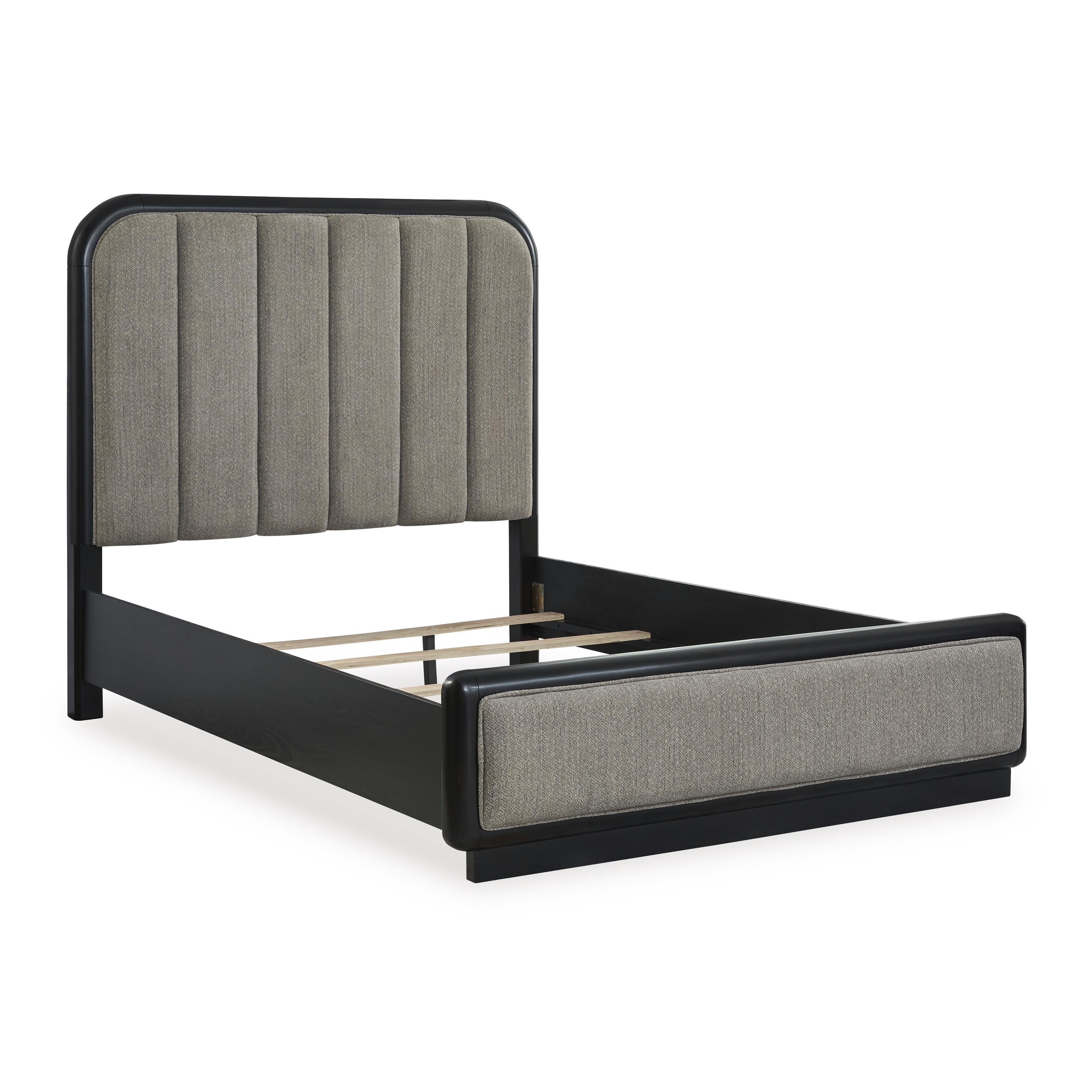 Size_Queen --  Signature Design by Ashley Rowanbeck Upholstered Panel Bed IMAGE 4