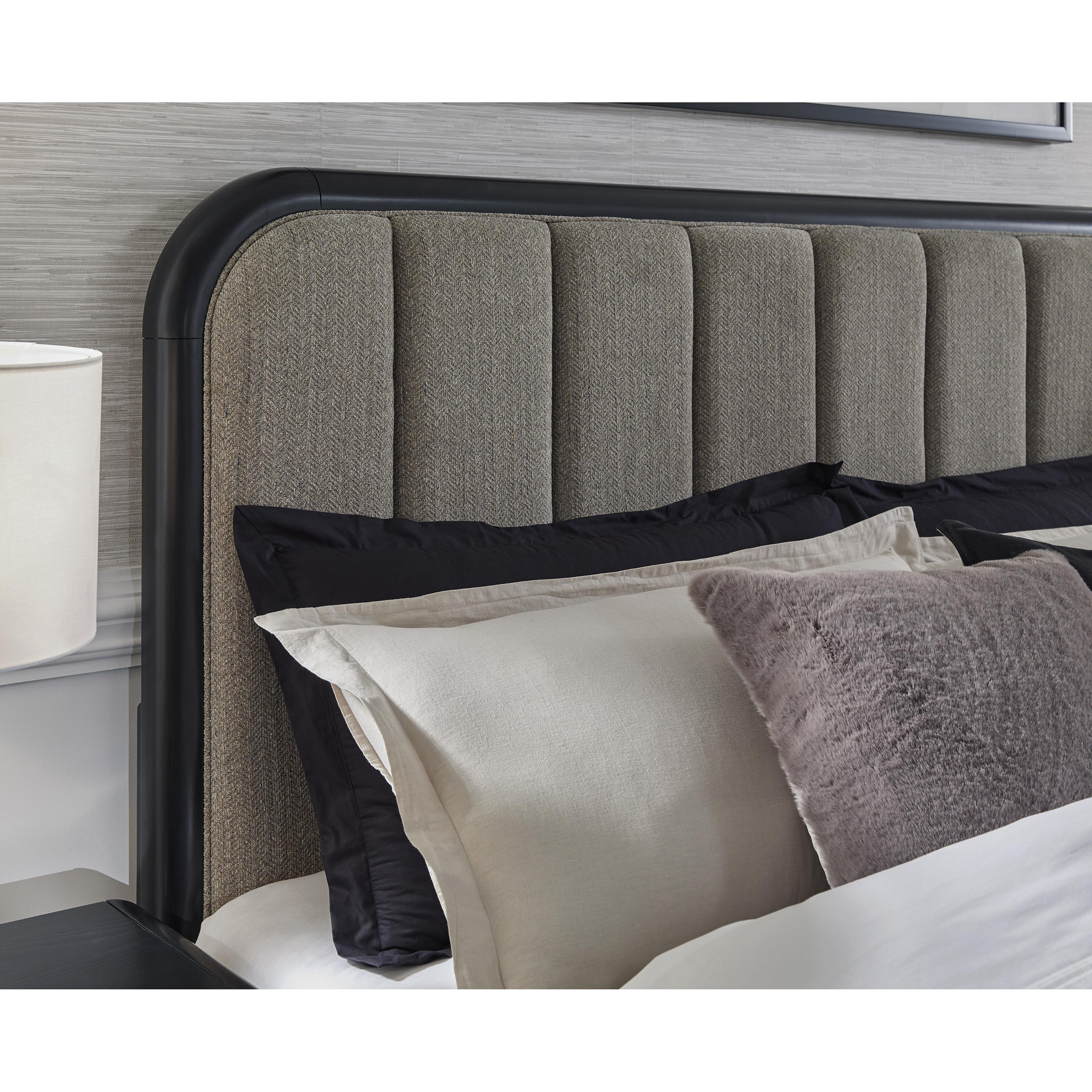  Size_Queen --  Signature Design by Ashley Rowanbeck Upholstered Panel Bed IMAGE 6