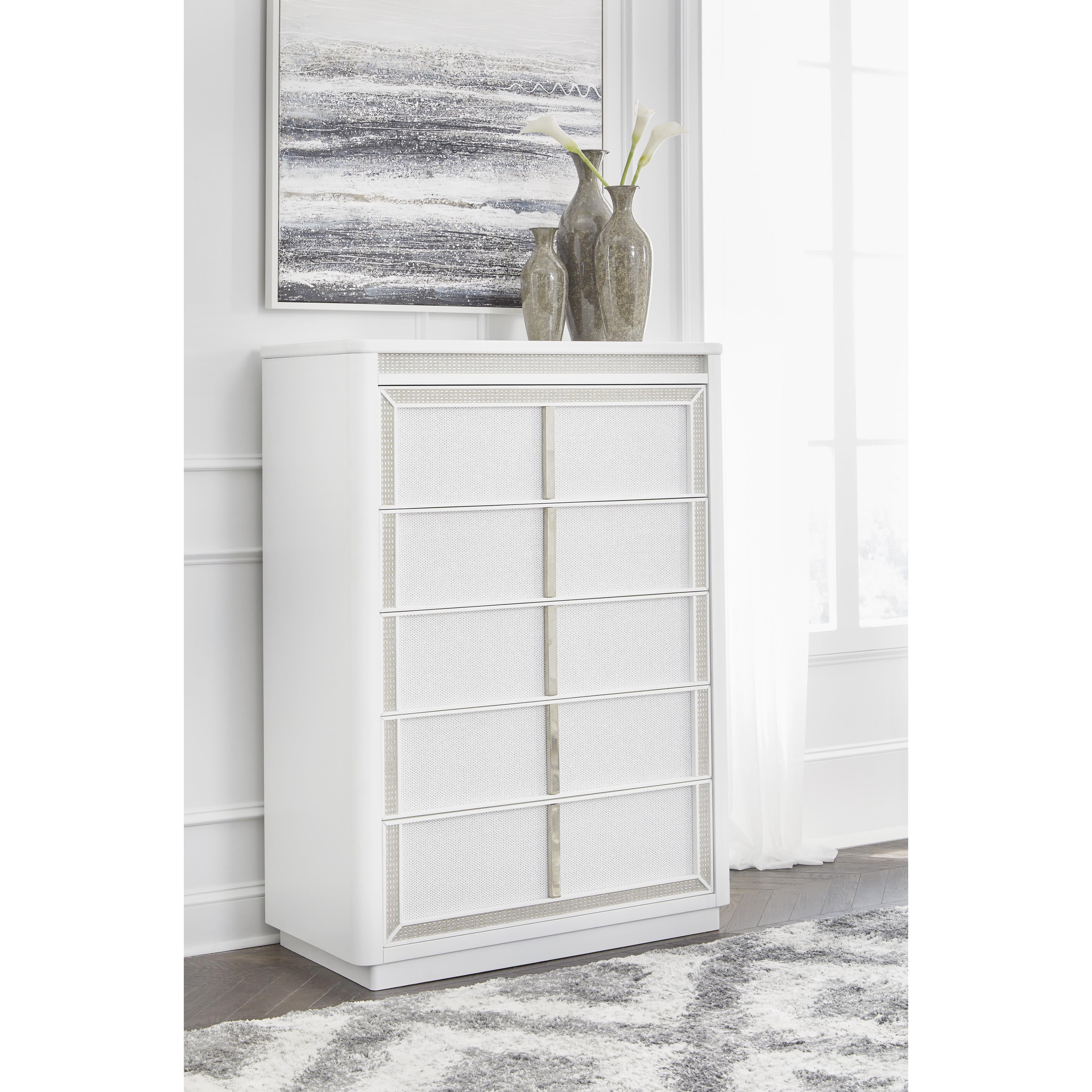  Signature Design by Ashley Chalanna B822-46 Five Drawer Chest IMAGE 5