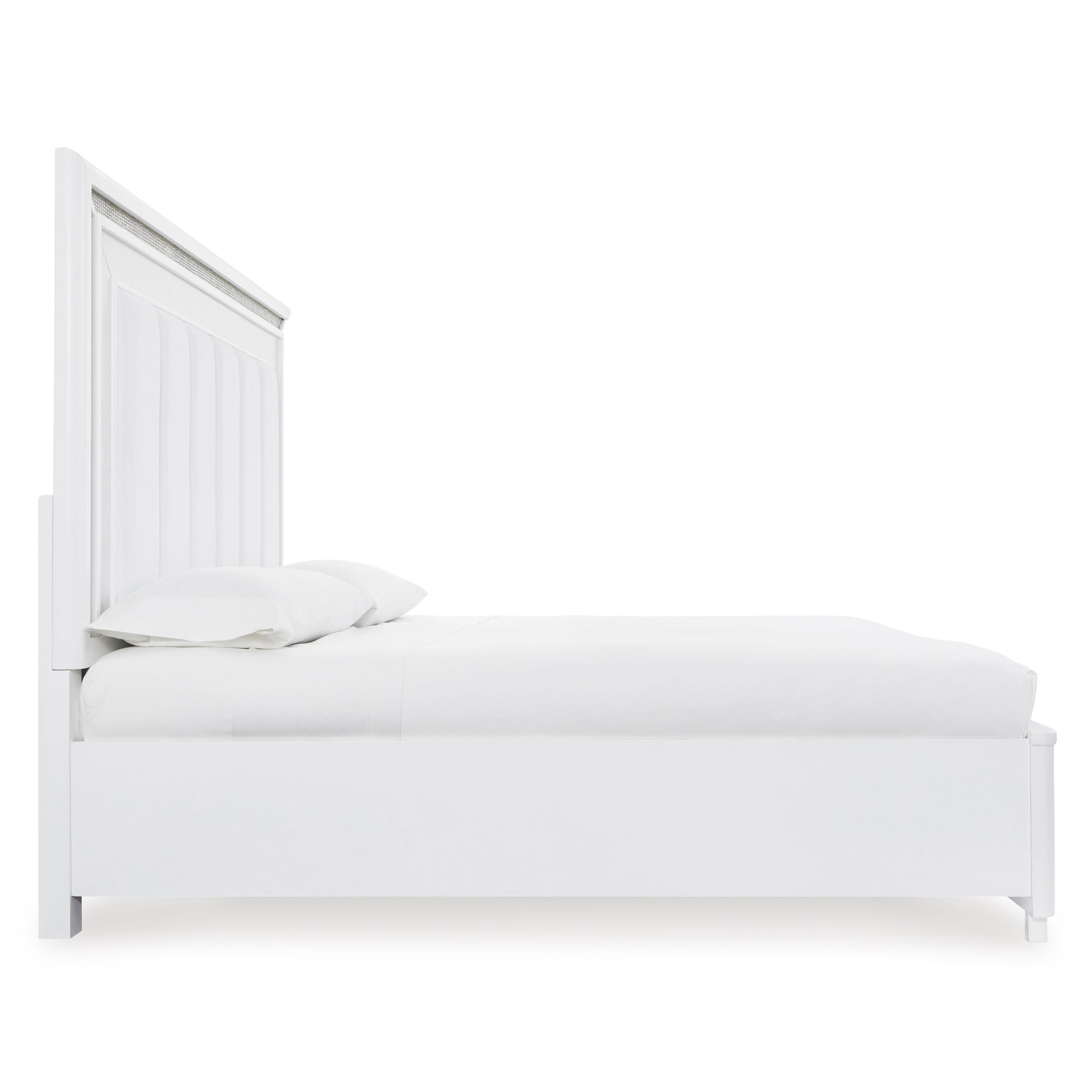  Size_King --  Chalanna B822B4 King Upholstered Storage Bed IMAGE 4