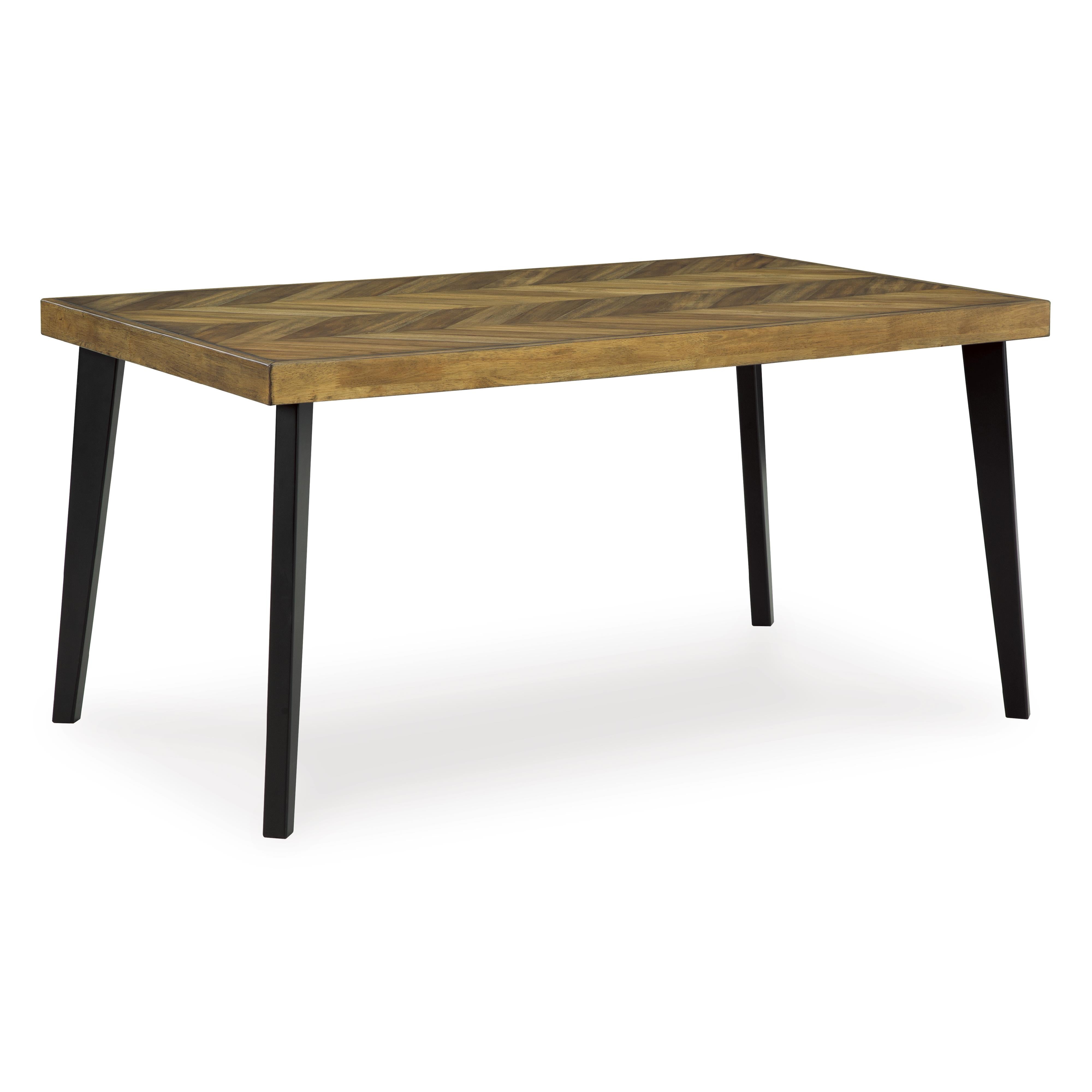  Signature Design by Ashley Blondon D413-425 Rectangular Dining Room Table Set IMAGE 2