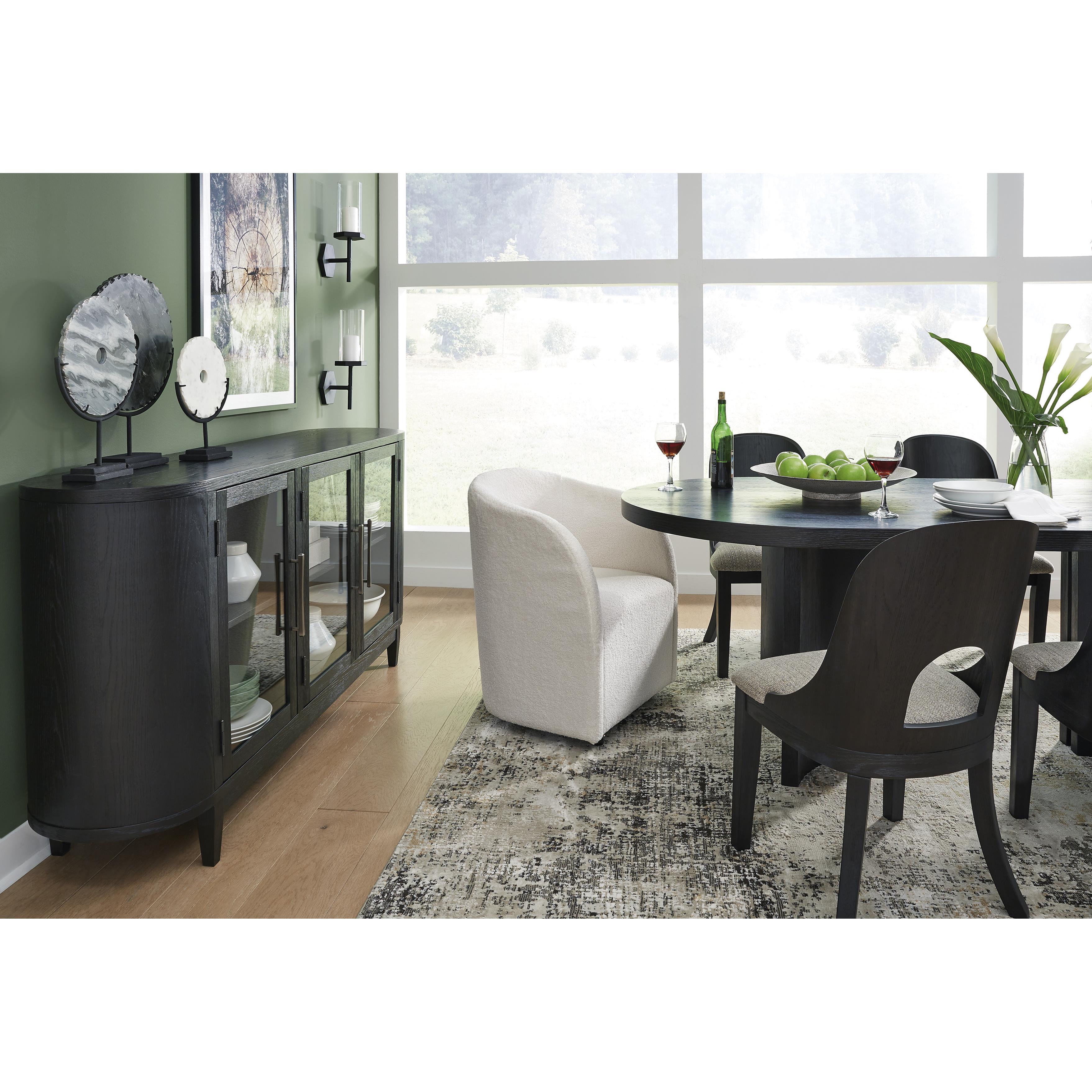 Signature Design by Ashley Rowanbeck D821-02A Dining Upholstered Arm Chair IMAGE 13