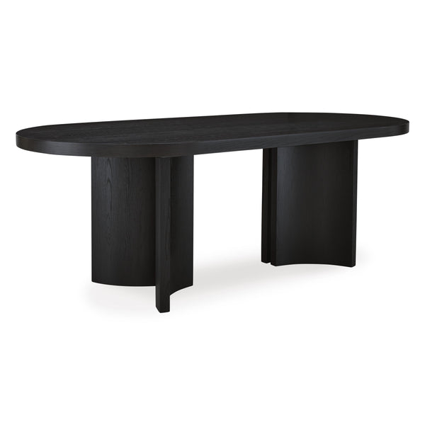 Signature Design by Ashley Rowanbeck D821-25 Oval Dining Room Table