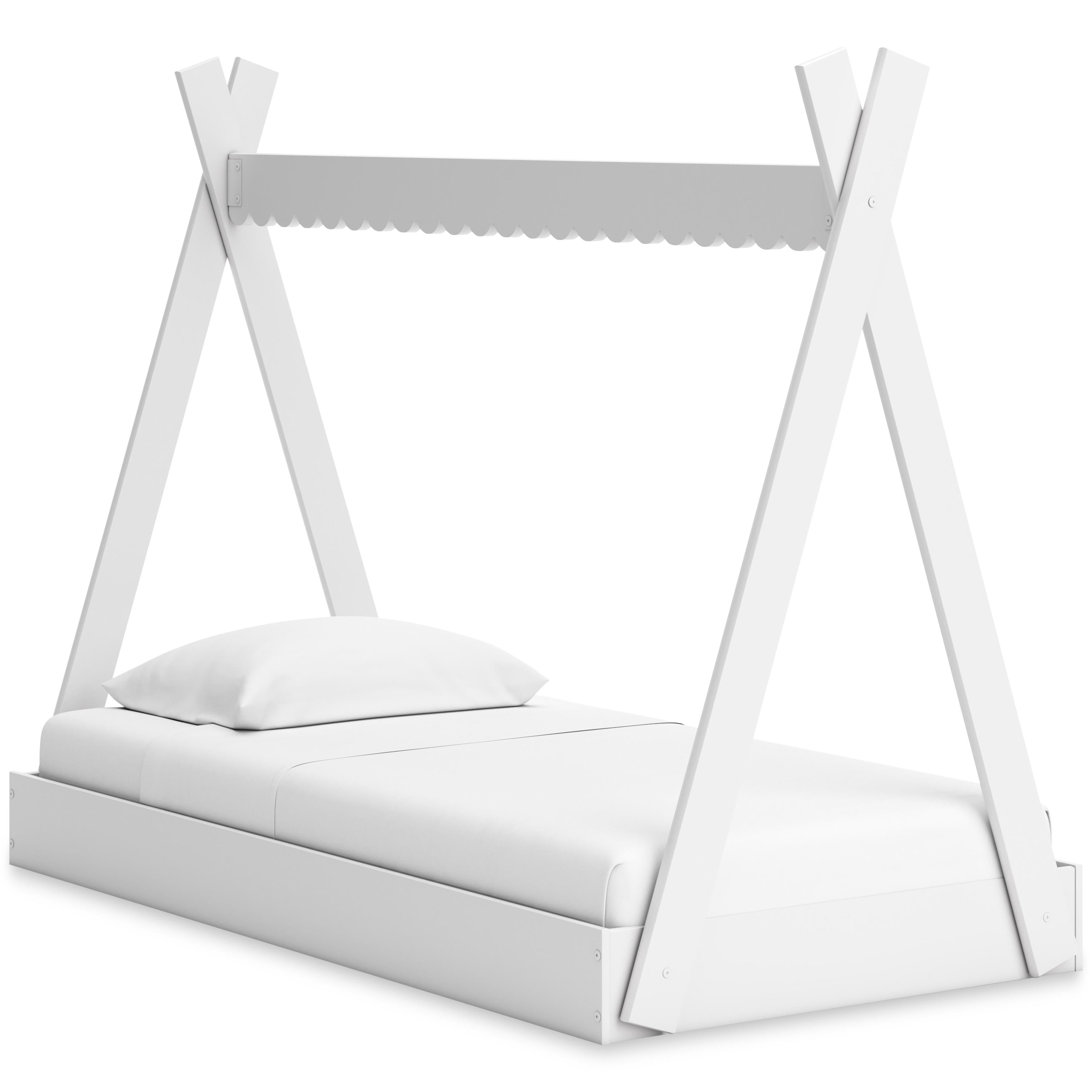  Size_Twin --  Signature Design by Ashley Hallityn Panel Bed IMAGE 1