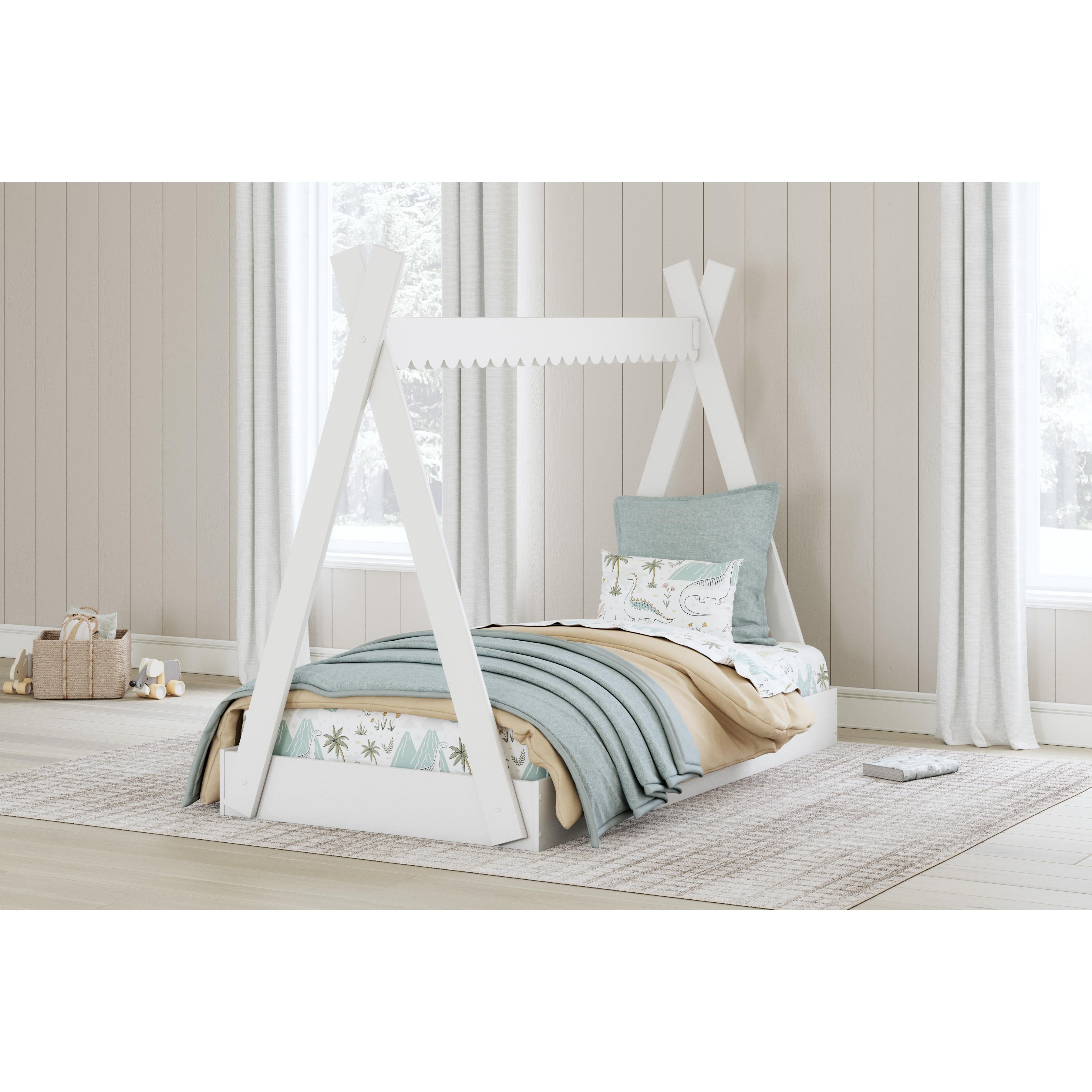 Size_Twin --  Signature Design by Ashley Hallityn Panel Bed IMAGE 6