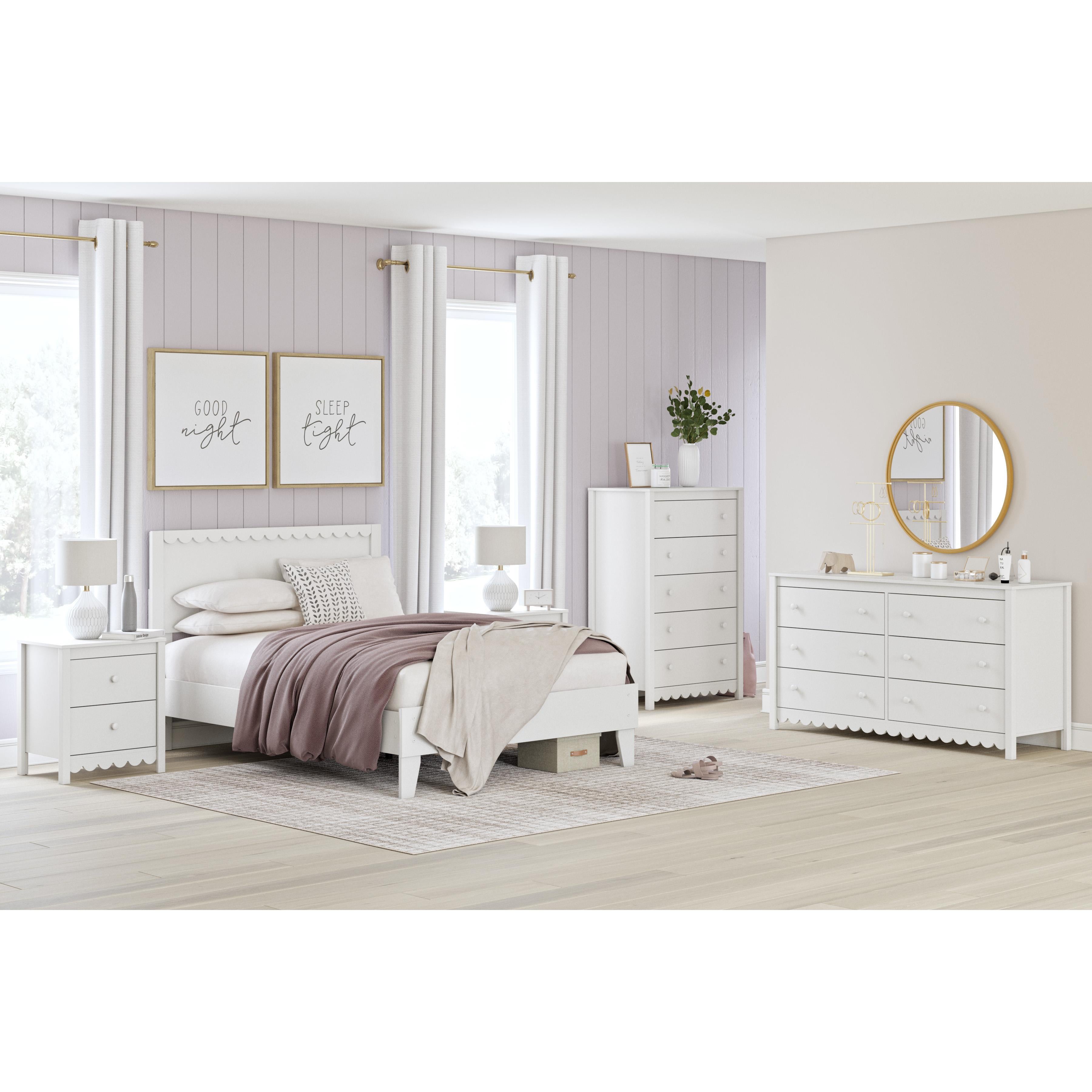  Size_Full --  Hallityn EB1810B2 Full Panel Platform Bed IMAGE 9