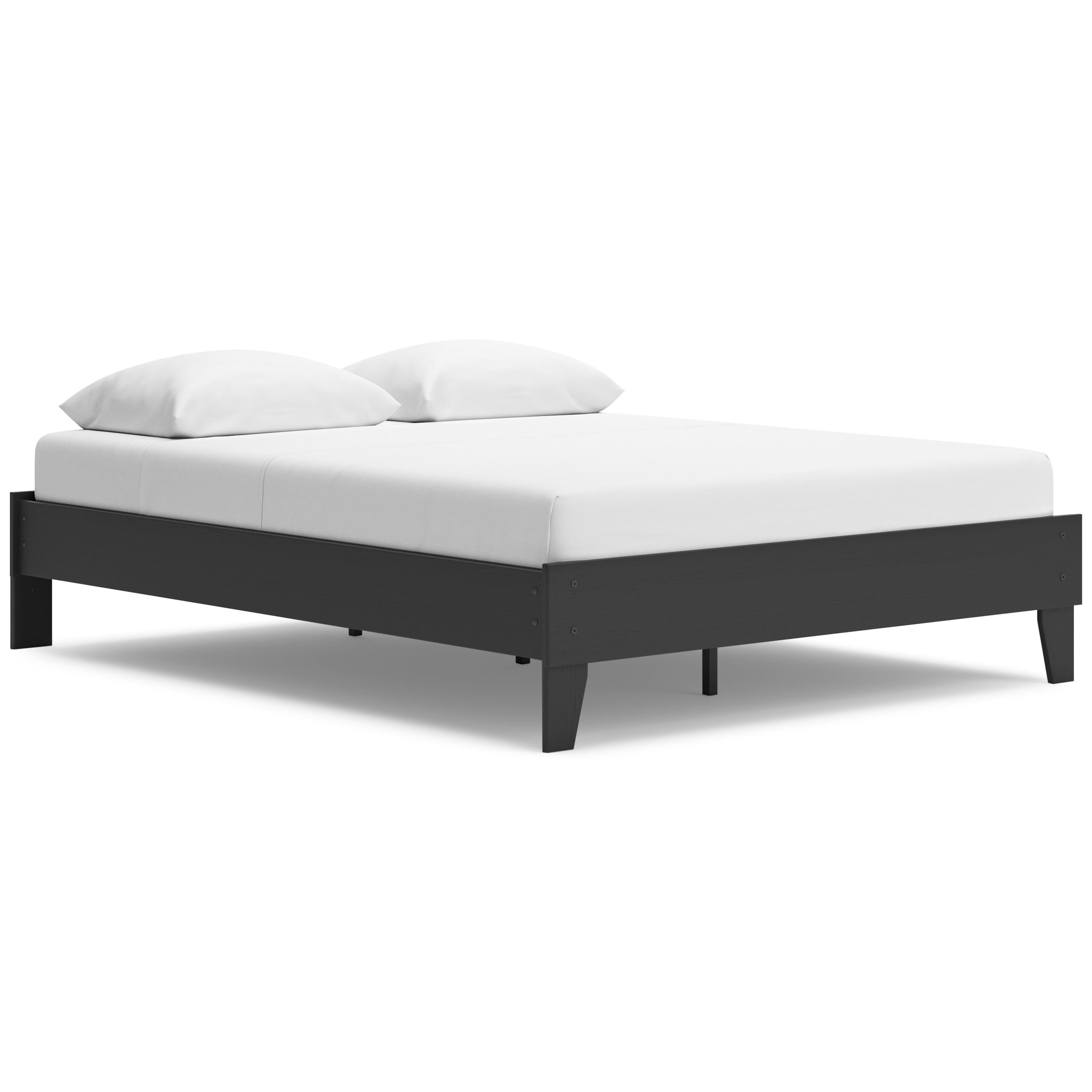  Size_Queen --  Socalle EB1865-113 Queen Platform Bed IMAGE 1